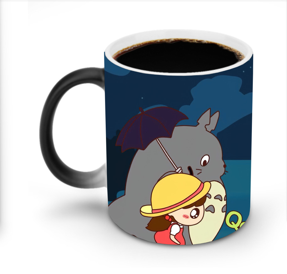 （画像用） となりのトトロ 草壁メイ 草壁サツキ My Neighbor Totoro Satsuki Kusakabe Mei Kusakabe 温度変色マグカップ