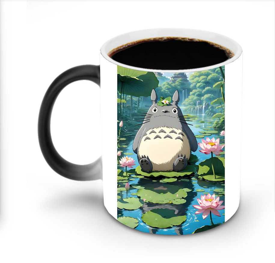（画像用） となりのトトロ 草壁メイ 草壁サツキ My Neighbor Totoro Satsuki Kusakabe Mei Kusakabe 温度変色マグカップ