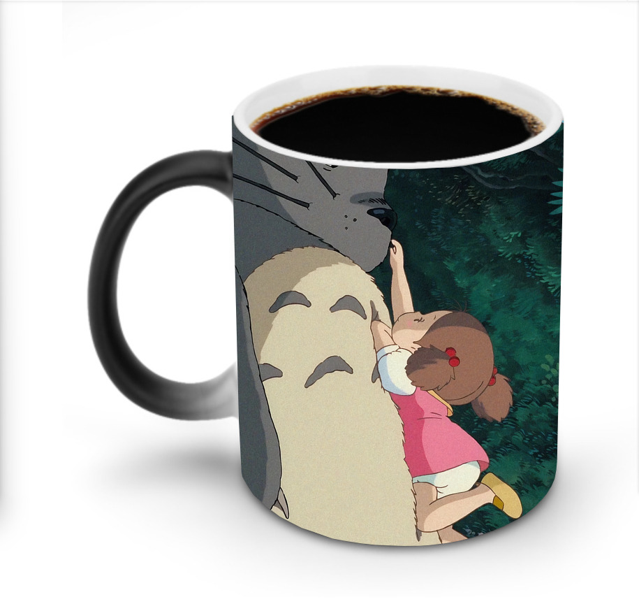 （画像用） となりのトトロ 草壁メイ 草壁サツキ My Neighbor Totoro Satsuki Kusakabe Mei Kusakabe 温度変色マグカップ