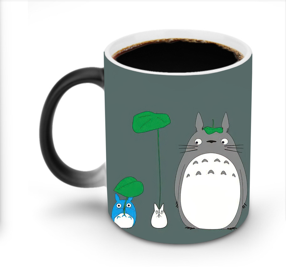 （画像用） となりのトトロ 草壁メイ 草壁サツキ My Neighbor Totoro Satsuki Kusakabe Mei Kusakabe 温度変色マグカップ
