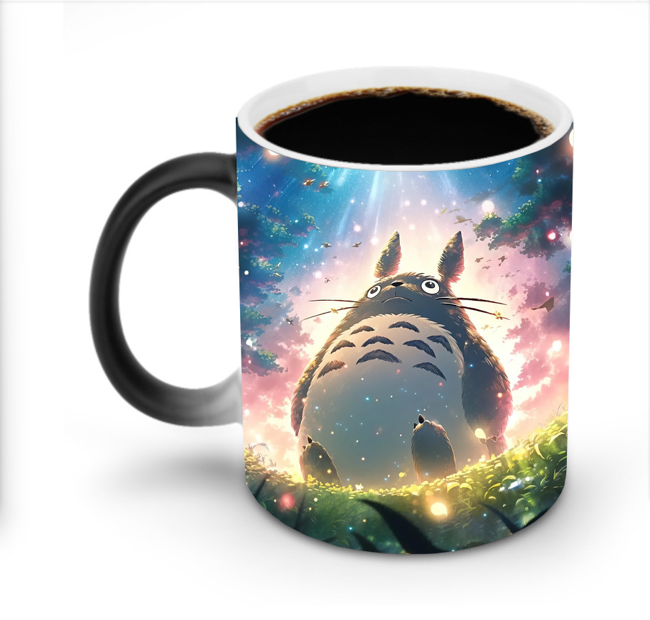 （画像用） となりのトトロ 草壁メイ 草壁サツキ My Neighbor Totoro Satsuki Kusakabe Mei Kusakabe 温度変色マグカップ