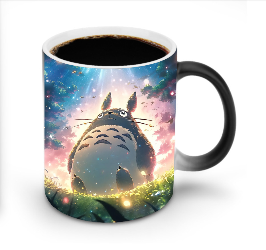 （画像用） となりのトトロ 草壁メイ 草壁サツキ My Neighbor Totoro Satsuki Kusakabe Mei Kusakabe 温度変色マグカップ
