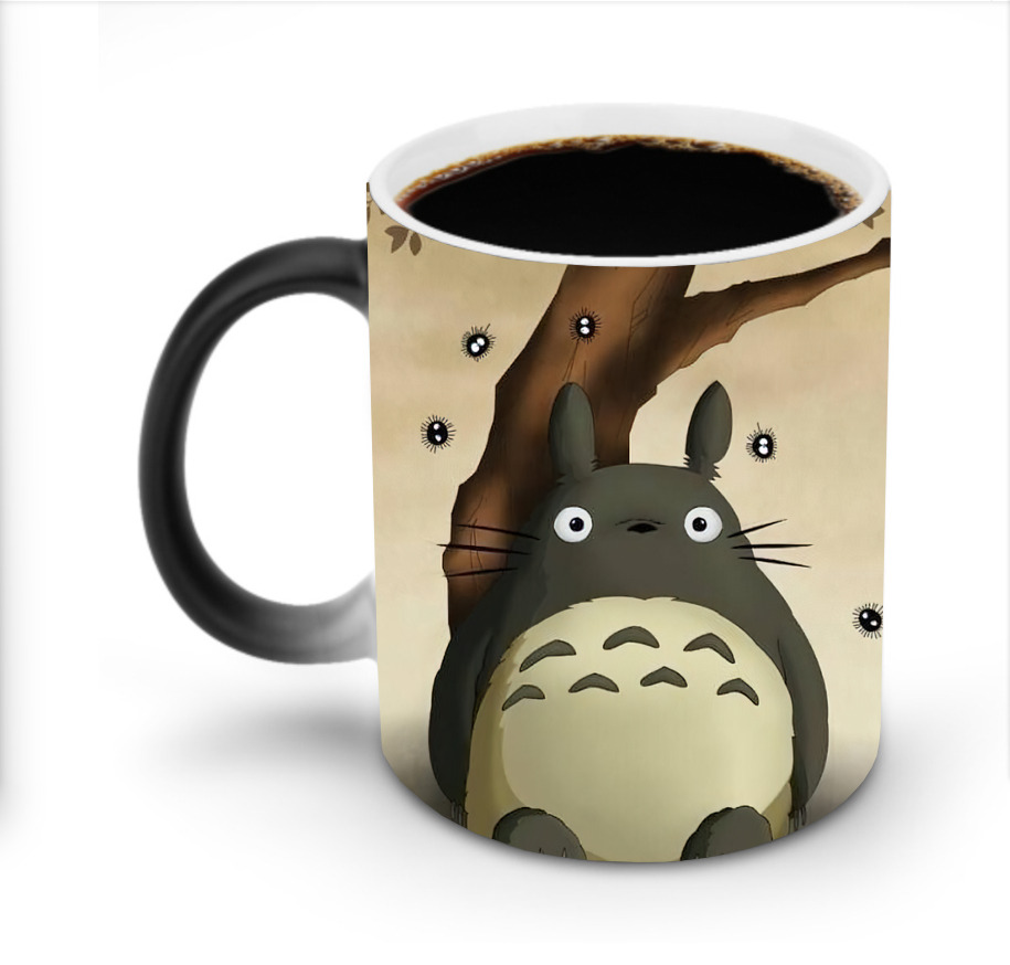 （画像用） となりのトトロ 草壁メイ 草壁サツキ My Neighbor Totoro Satsuki Kusakabe Mei Kusakabe 温度変色マグカップ