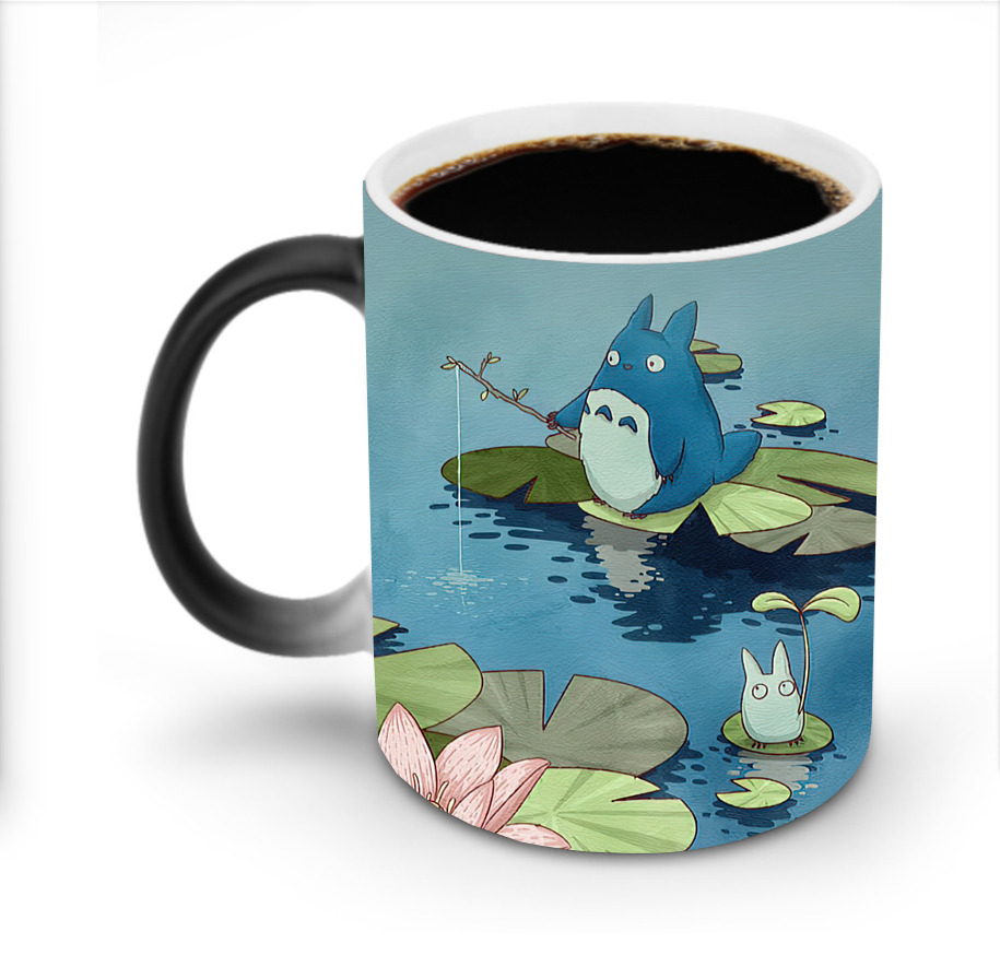 （画像用） となりのトトロ 草壁メイ 草壁サツキ My Neighbor Totoro Satsuki Kusakabe Mei Kusakabe 温度変色マグカップ