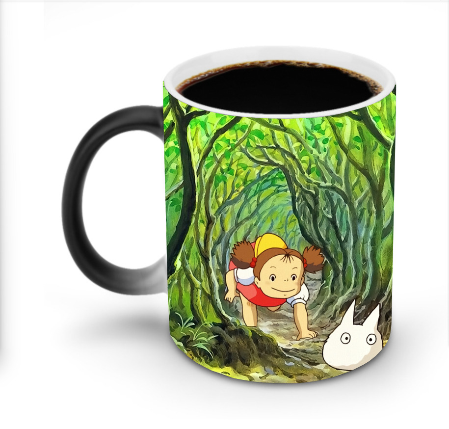（画像用） となりのトトロ 草壁メイ 草壁サツキ My Neighbor Totoro Satsuki Kusakabe Mei Kusakabe 温度変色マグカップ