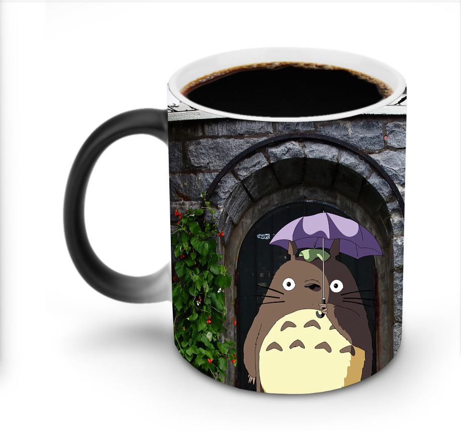 （画像用） となりのトトロ 草壁メイ 草壁サツキ My Neighbor Totoro Satsuki Kusakabe Mei Kusakabe 温度変色マグカップ