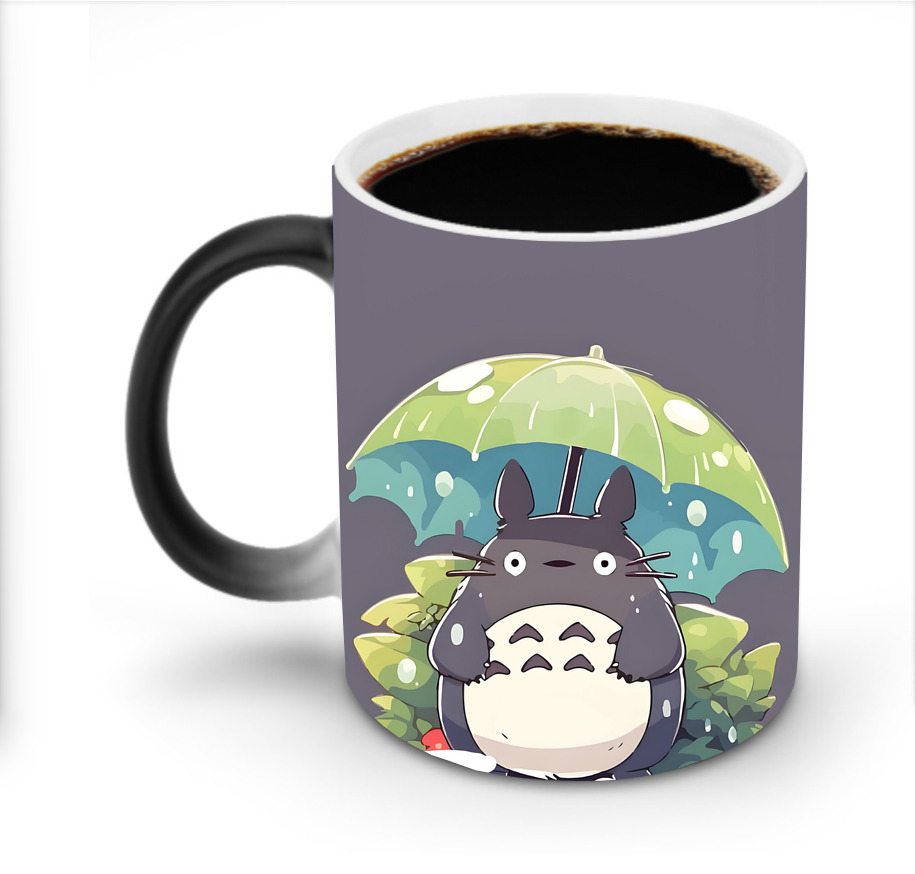 （画像用） となりのトトロ 草壁メイ 草壁サツキ My Neighbor Totoro Satsuki Kusakabe Mei Kusakabe 温度変色マグカップ