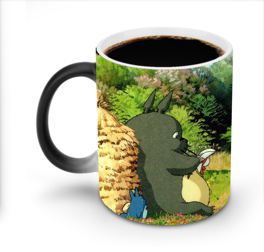（画像用） となりのトトロ 草壁メイ 草壁サツキ My Neighbor Totoro Satsuki Kusakabe Mei Kusakabe 温度変色マグカップ