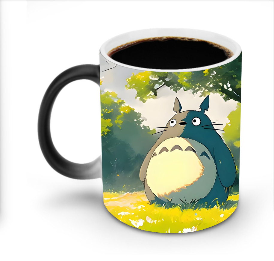 （画像用） となりのトトロ 草壁メイ 草壁サツキ My Neighbor Totoro Satsuki Kusakabe Mei Kusakabe 温度変色マグカップ