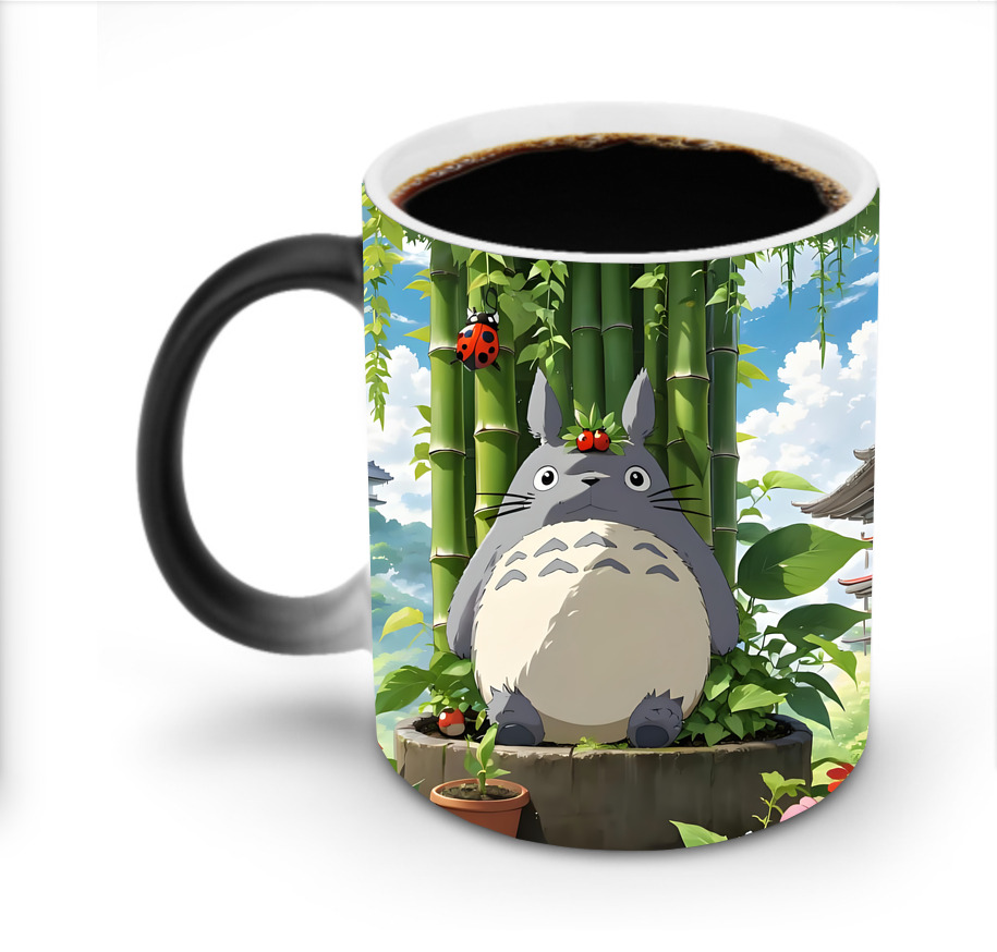 （画像用） となりのトトロ 草壁メイ 草壁サツキ My Neighbor Totoro Satsuki Kusakabe Mei Kusakabe 温度変色マグカップ
