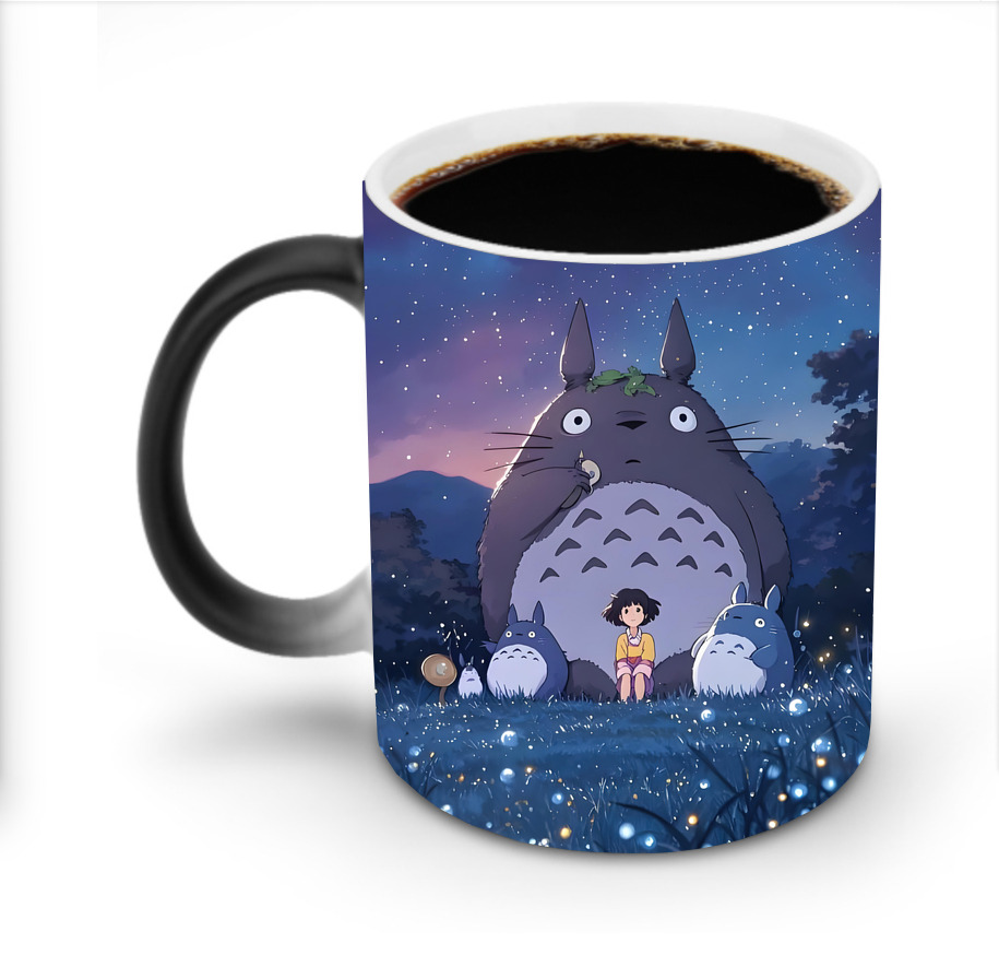 （画像用） となりのトトロ 草壁メイ 草壁サツキ My Neighbor Totoro Satsuki Kusakabe Mei Kusakabe 温度変色マグカップ