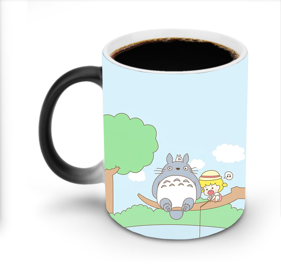 （画像用） となりのトトロ 草壁メイ 草壁サツキ My Neighbor Totoro Satsuki Kusakabe Mei Kusakabe 温度変色マグカップ