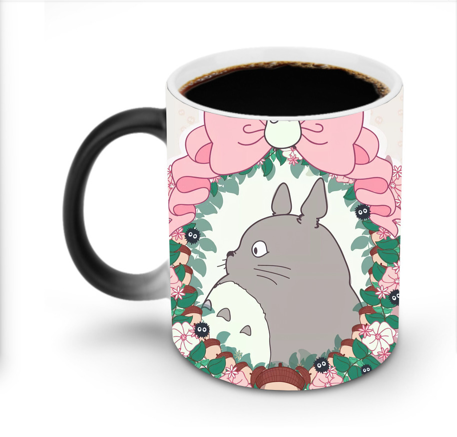 （画像用） となりのトトロ 草壁メイ 草壁サツキ My Neighbor Totoro Satsuki Kusakabe Mei Kusakabe 温度変色マグカップ