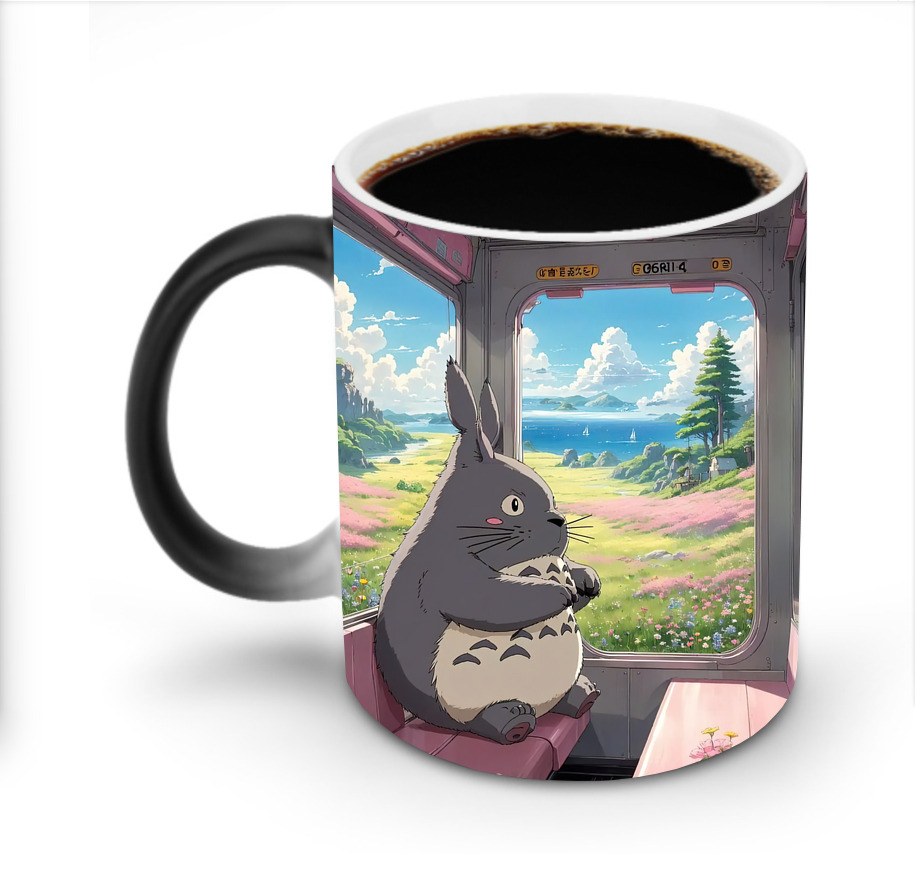 （画像用） となりのトトロ 草壁メイ 草壁サツキ My Neighbor Totoro Satsuki Kusakabe Mei Kusakabe 温度変色マグカップ
