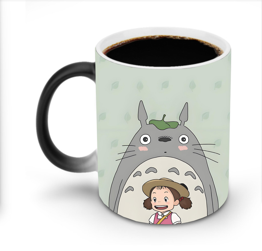 （画像用） となりのトトロ 草壁メイ 草壁サツキ My Neighbor Totoro Satsuki Kusakabe Mei Kusakabe 温度変色マグカップ