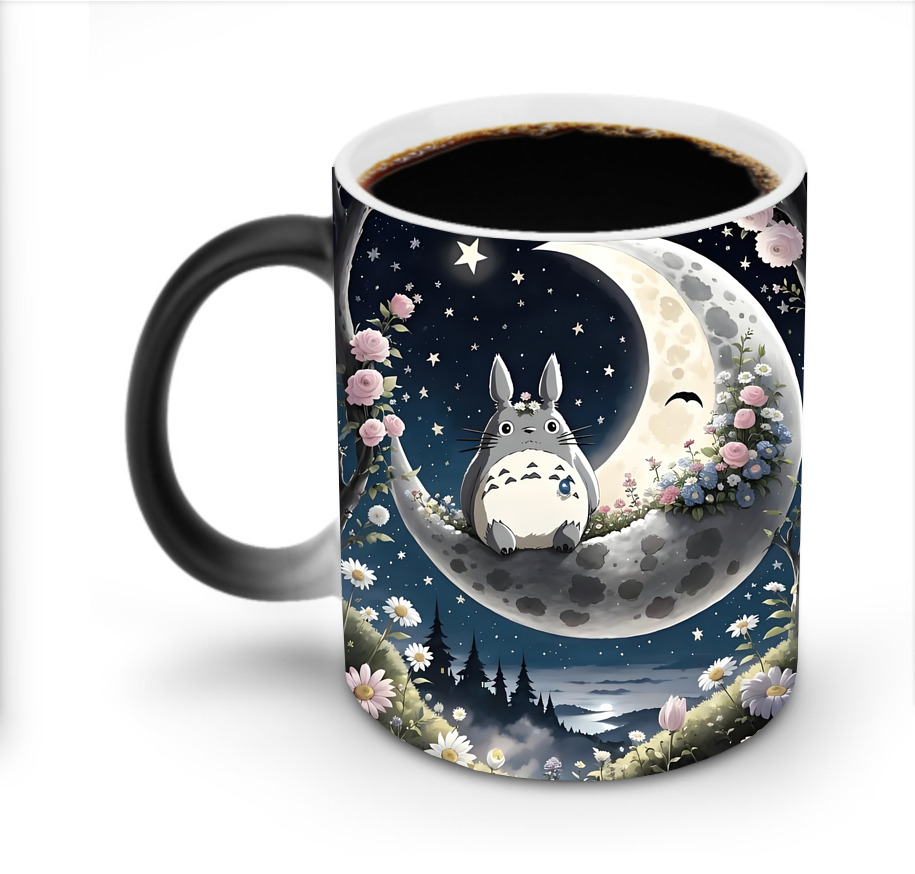 （画像用） となりのトトロ 草壁メイ 草壁サツキ My Neighbor Totoro Satsuki Kusakabe Mei Kusakabe 温度変色マグカップ