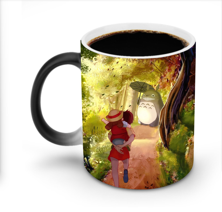 （画像用） となりのトトロ 草壁メイ 草壁サツキ My Neighbor Totoro Satsuki Kusakabe Mei Kusakabe 温度変色マグカップ