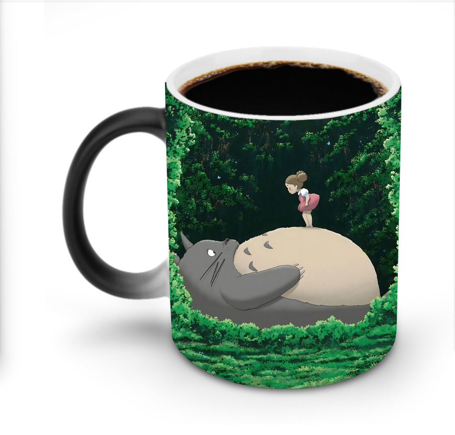 （画像用） となりのトトロ 草壁メイ 草壁サツキ My Neighbor Totoro Satsuki Kusakabe Mei Kusakabe 温度変色マグカップ