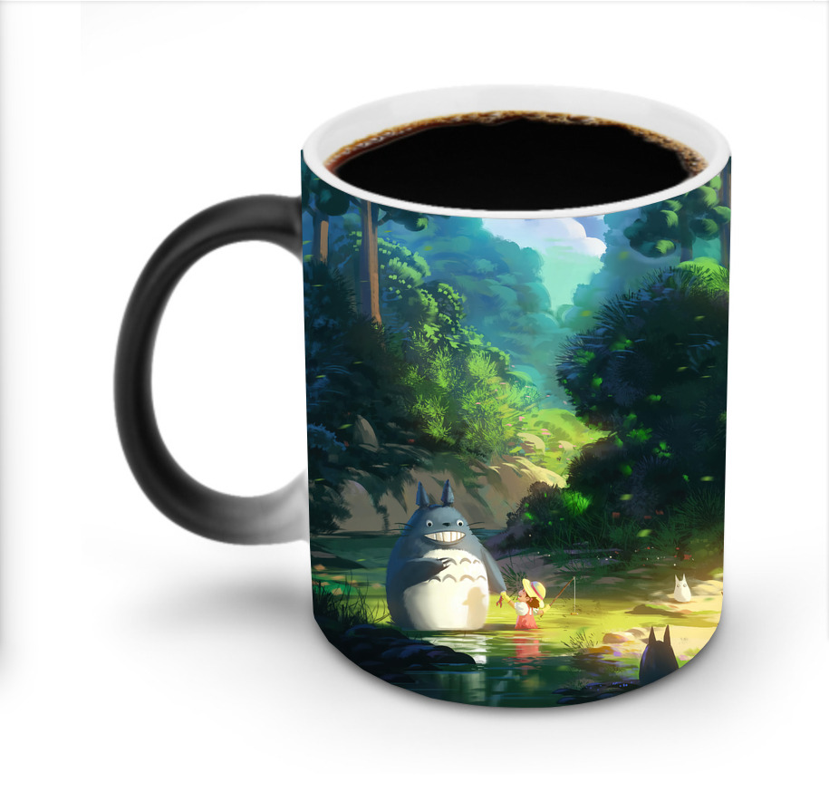 （画像用） となりのトトロ 草壁メイ 草壁サツキ My Neighbor Totoro Satsuki Kusakabe Mei Kusakabe 温度変色マグカップ