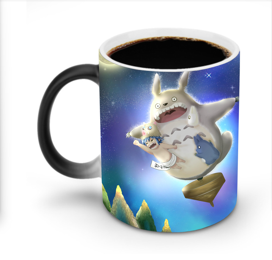 となりのトトロ 草壁メイ 草壁サツキ My Neighbor Totoro Satsuki Kusakabe Mei Kusakabe 温度変色マグカップ