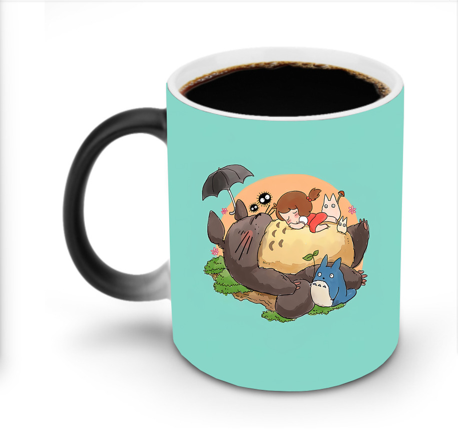 となりのトトロ 草壁メイ 草壁サツキ My Neighbor Totoro Satsuki Kusakabe Mei Kusakabe 温度変色マグカップ