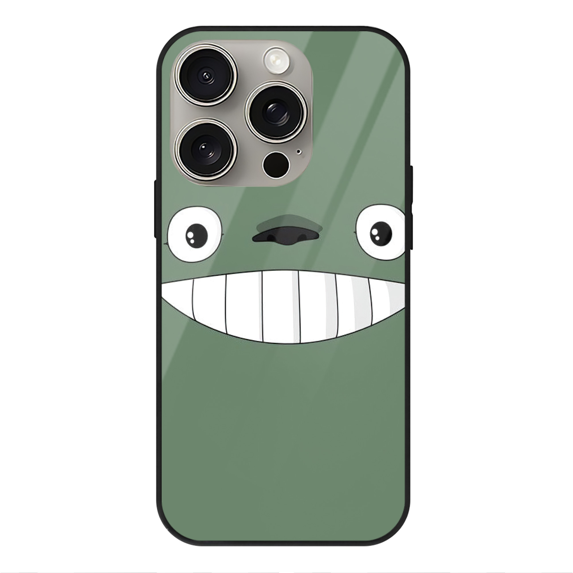 となりのトトロ 草壁メイ 草壁サツキ My Neighbor Totoro Satsuki Kusakabe Mei Kusakabe 【iPhone15Pro対応】スマホケース 耐衝撃＆黄変防止 背面ガラス