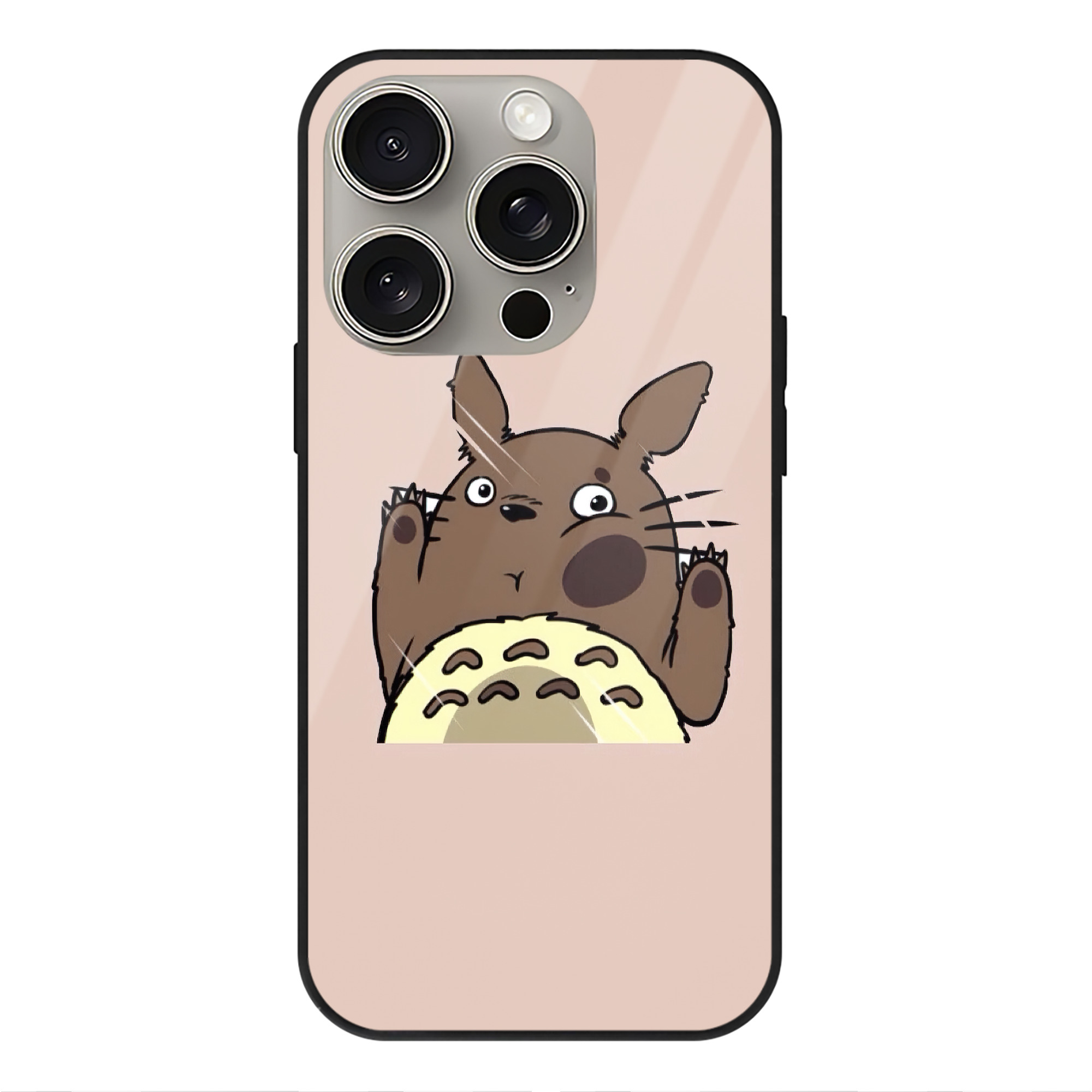 となりのトトロ 草壁メイ 草壁サツキ My Neighbor Totoro Satsuki Kusakabe Mei Kusakabe 【iPhone15Pro対応】スマホケース 耐衝撃＆黄変防止 背面ガラス