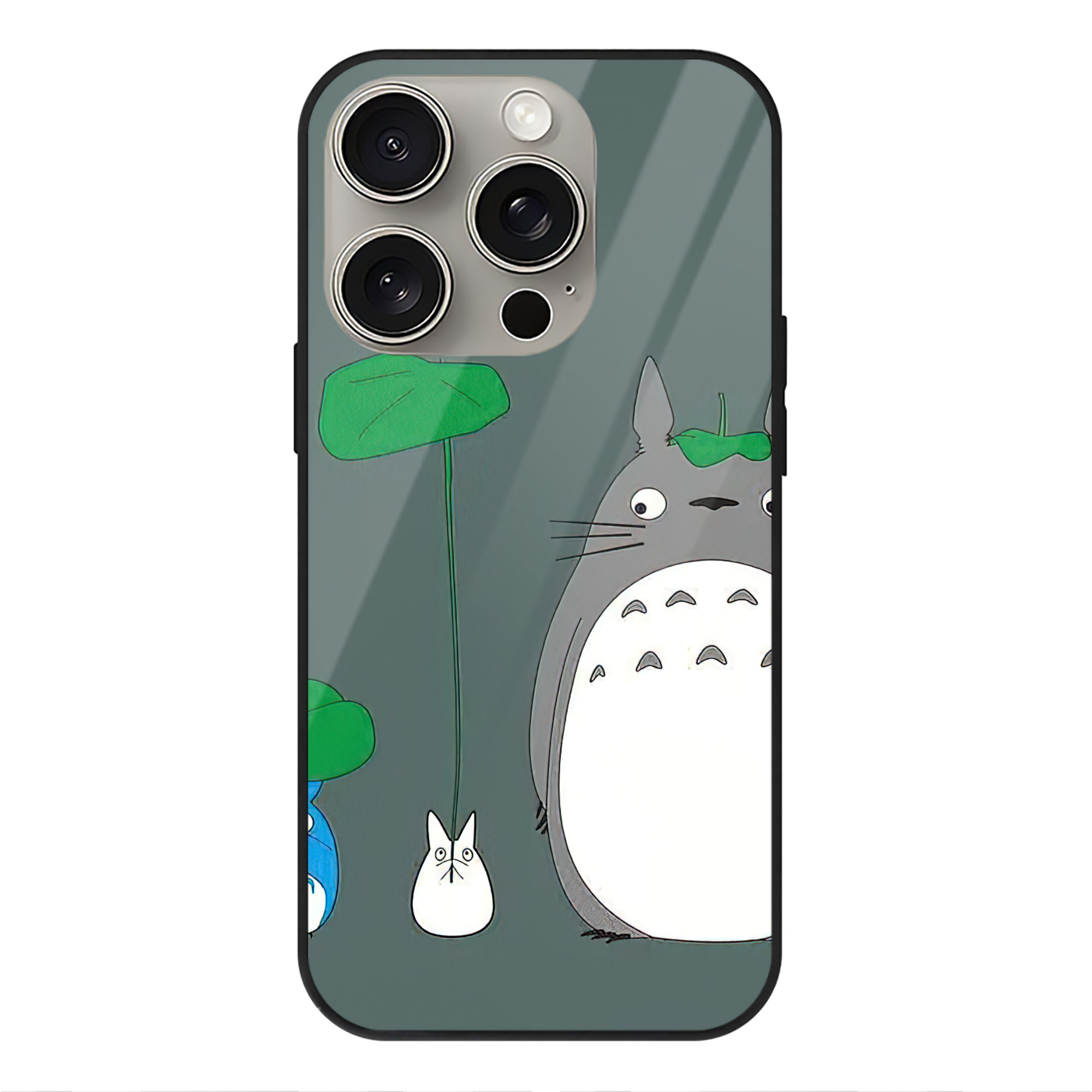 となりのトトロ 草壁メイ 草壁サツキ My Neighbor Totoro Satsuki Kusakabe Mei Kusakabe 【iPhone15Pro対応】スマホケース 耐衝撃＆黄変防止 背面ガラス