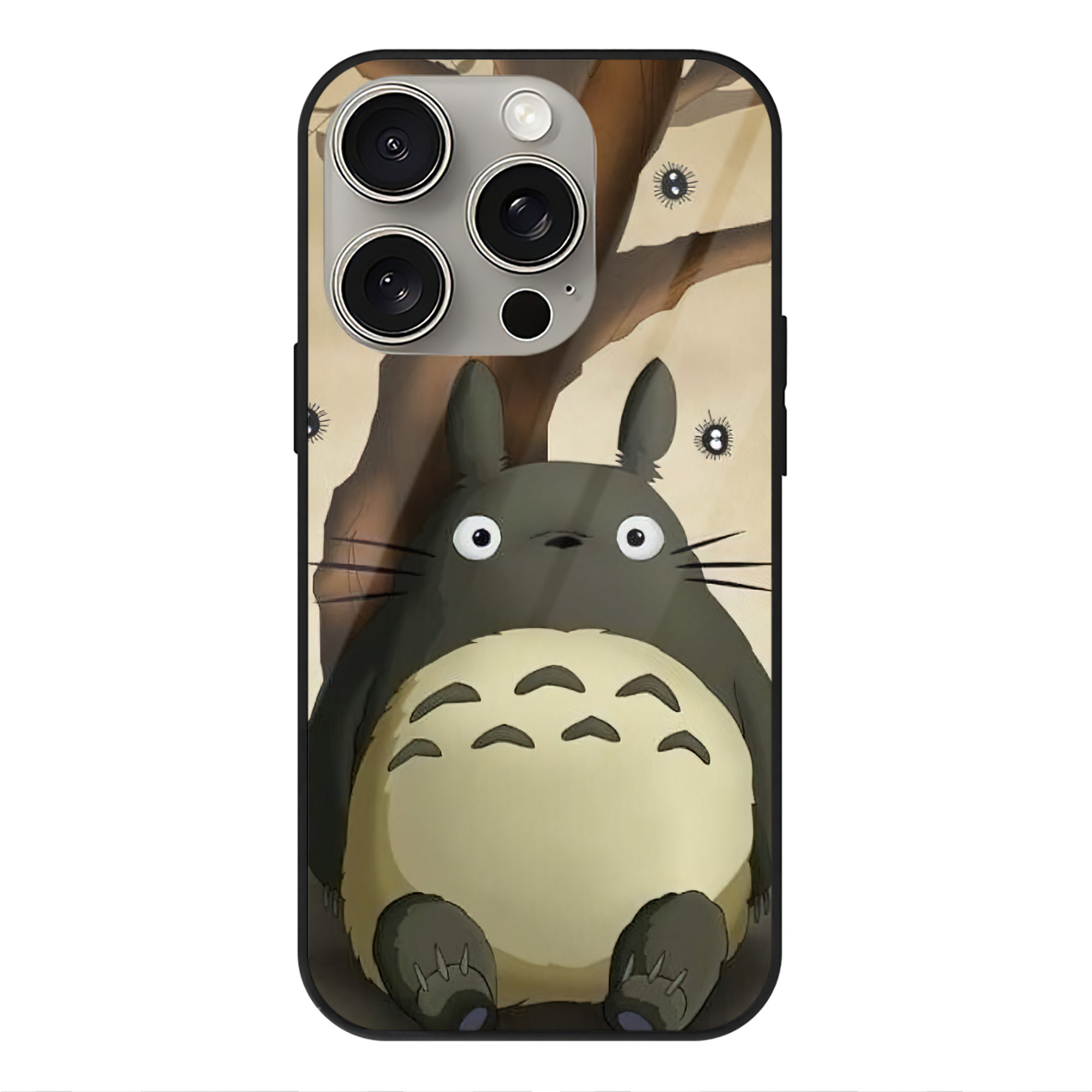 となりのトトロ 草壁メイ 草壁サツキ My Neighbor Totoro Satsuki Kusakabe Mei Kusakabe 【iPhone15Pro対応】スマホケース 耐衝撃＆黄変防止 背面ガラス
