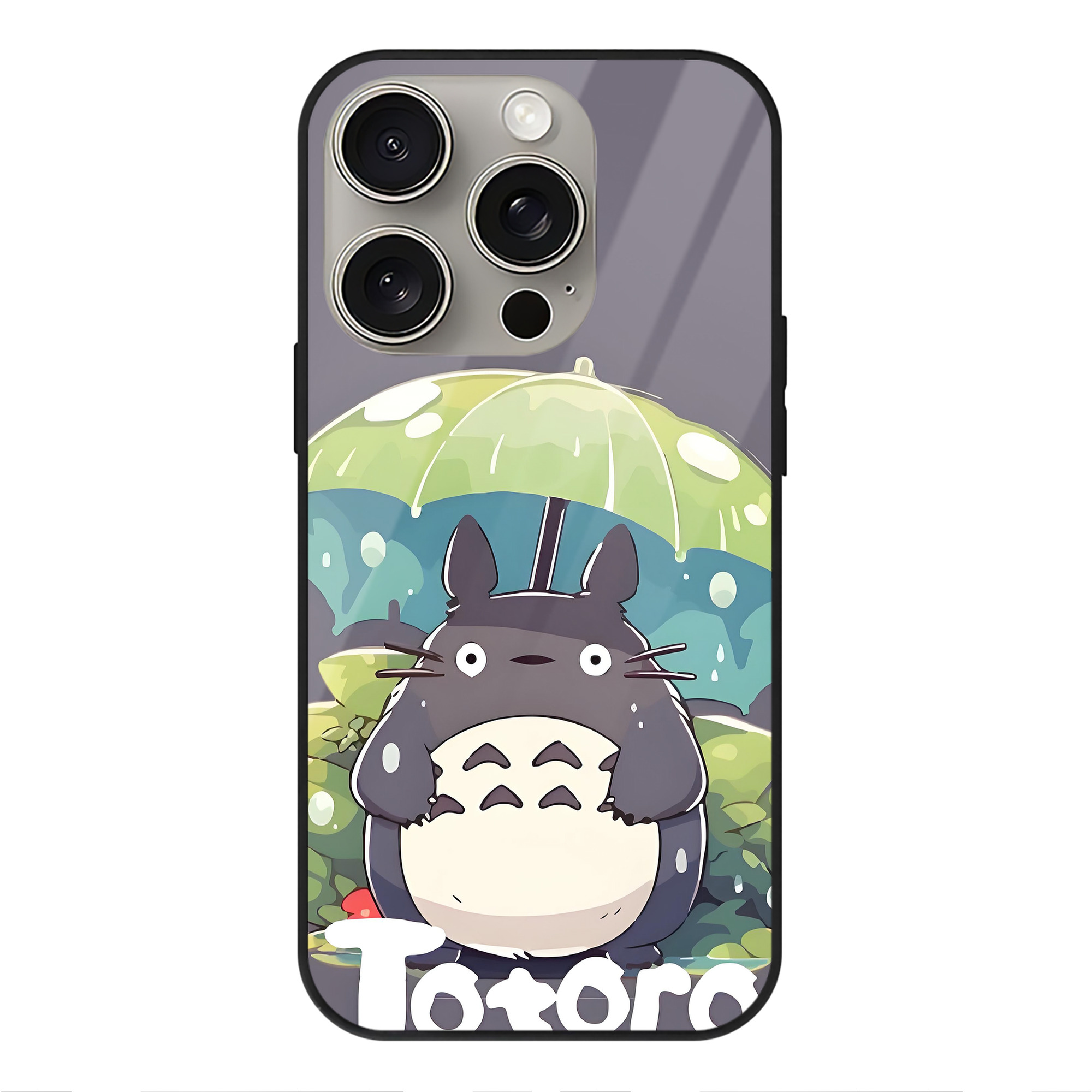 （画像用） となりのトトロ 草壁メイ 草壁サツキ My Neighbor Totoro Satsuki Kusakabe Mei Kusakabe 【iPhone15Pro対応】スマホケース 耐衝撃＆黄変防止 背面ガラス