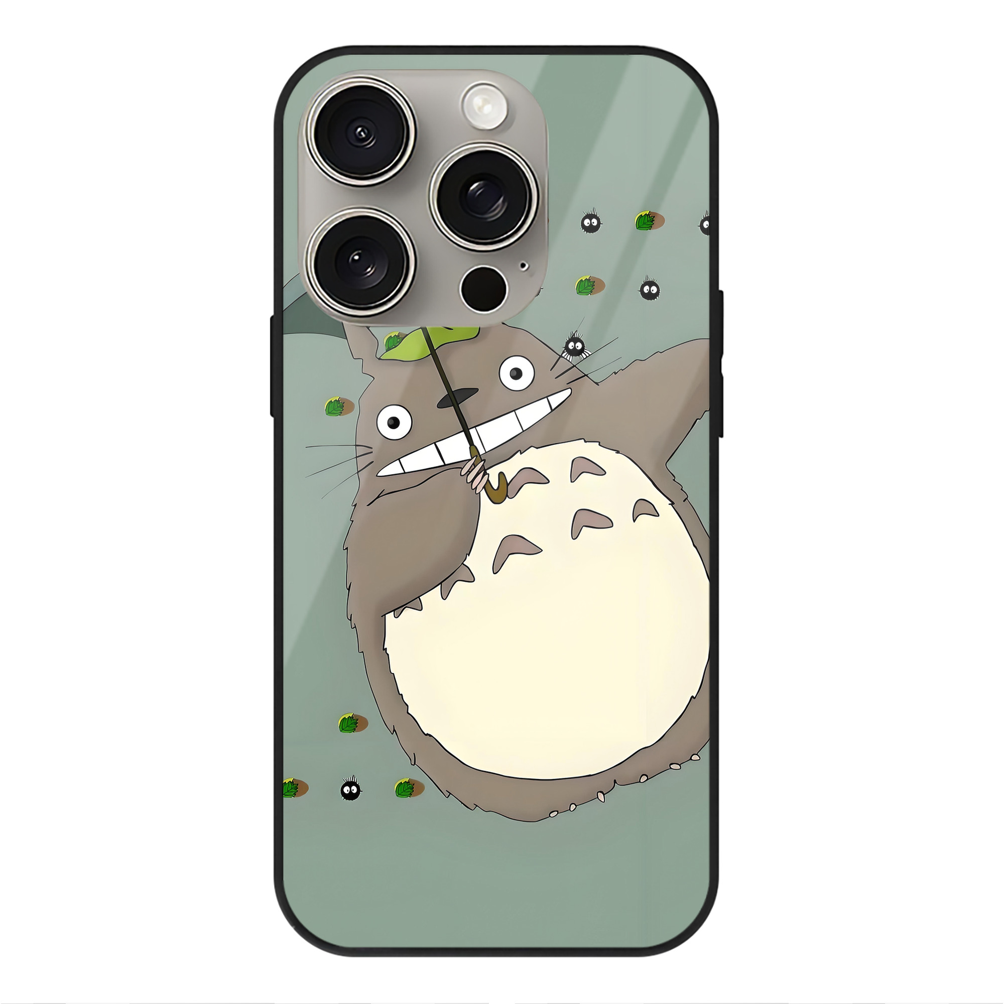 となりのトトロ 草壁メイ 草壁サツキ My Neighbor Totoro Satsuki Kusakabe Mei Kusakabe 【iPhone15Pro対応】スマホケース 耐衝撃＆黄変防止 背面ガラス