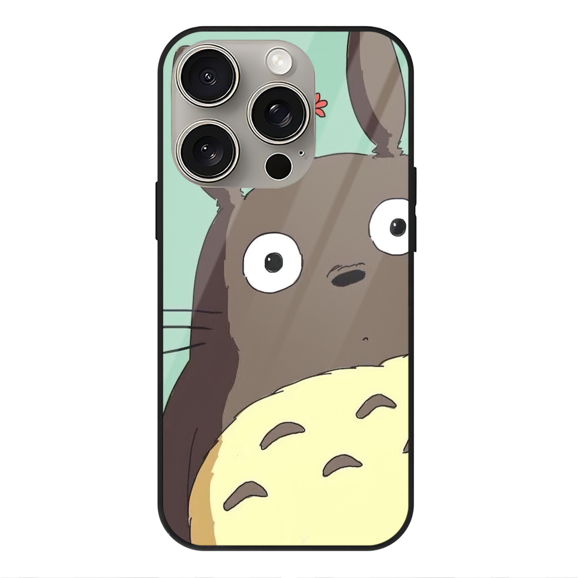 となりのトトロ 草壁メイ 草壁サツキ My Neighbor Totoro Satsuki Kusakabe Mei Kusakabe 【iPhone15Pro対応】スマホケース 耐衝撃＆黄変防止 背面ガラス