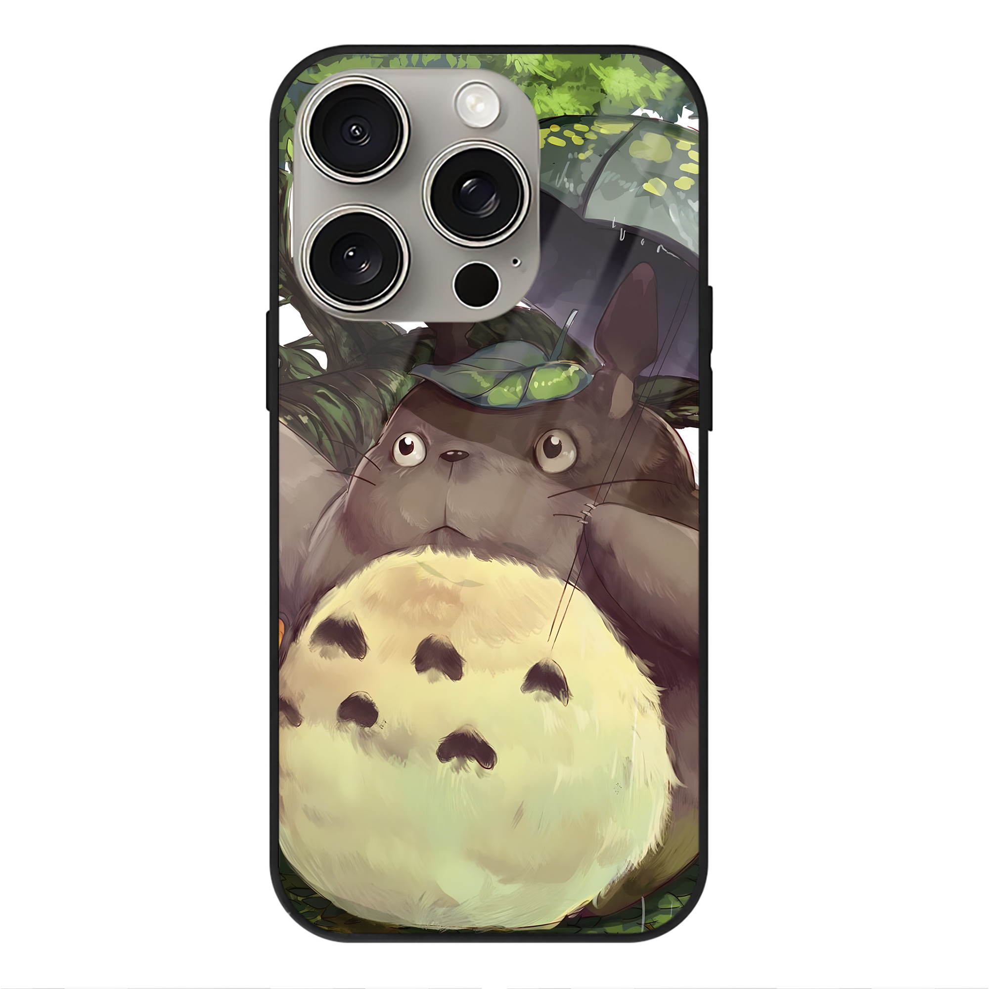 となりのトトロ 草壁メイ 草壁サツキ My Neighbor Totoro Satsuki Kusakabe Mei Kusakabe 【iPhone15Pro対応】スマホケース 耐衝撃＆黄変防止 背面ガラス
