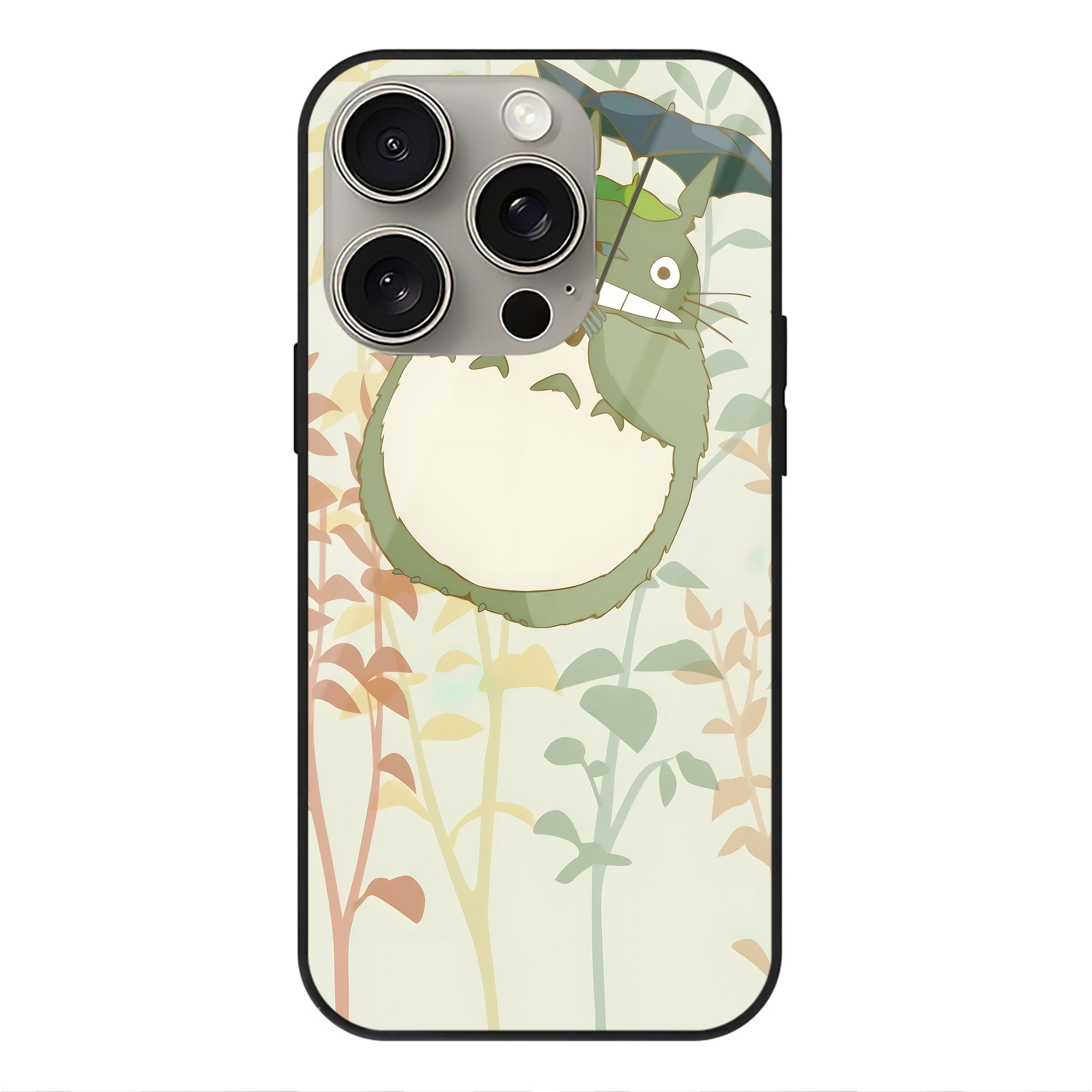 となりのトトロ 草壁メイ 草壁サツキ My Neighbor Totoro Satsuki Kusakabe Mei Kusakabe 【iPhone15Pro対応】スマホケース 耐衝撃＆黄変防止 背面ガラス