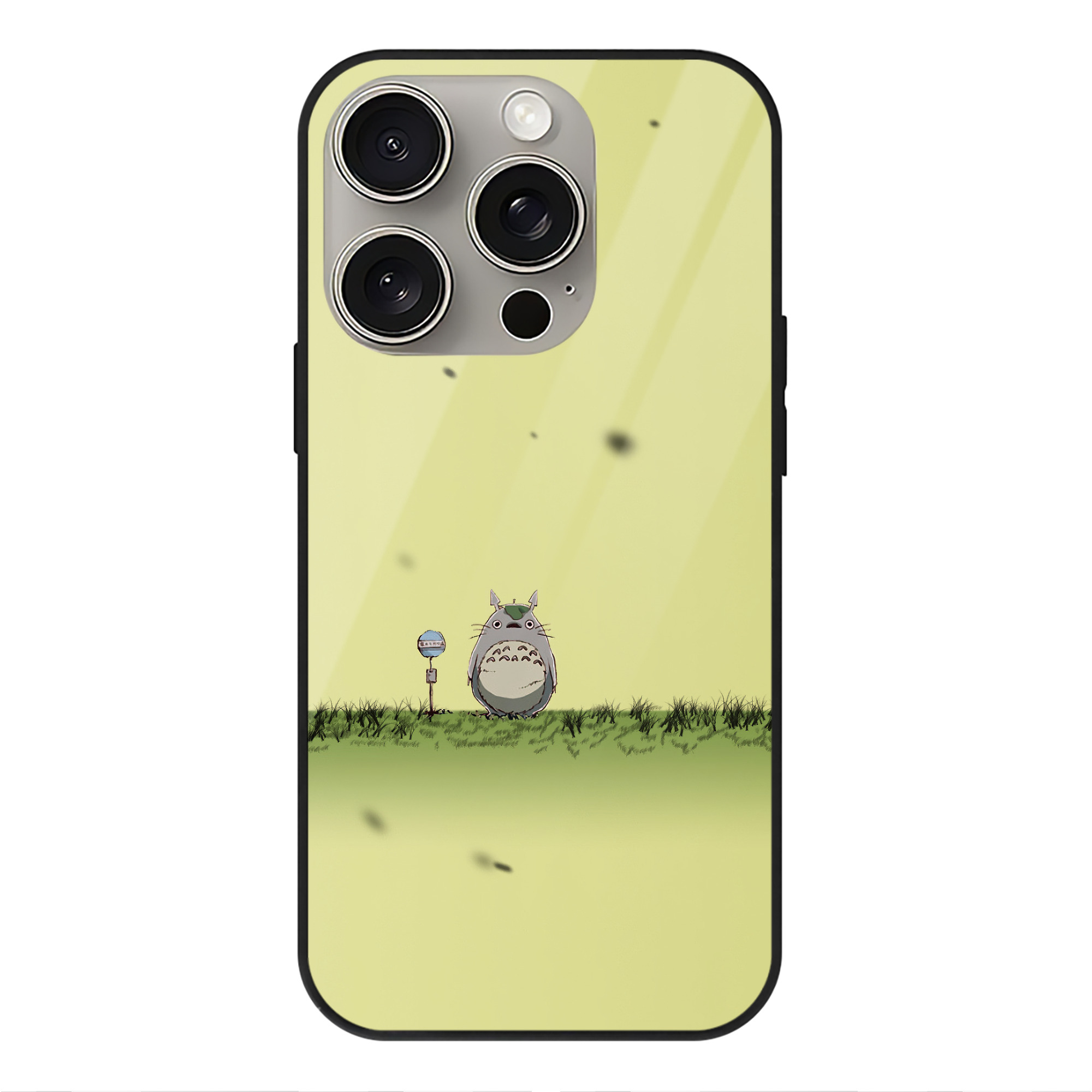 となりのトトロ 草壁メイ 草壁サツキ My Neighbor Totoro Satsuki Kusakabe Mei Kusakabe 【iPhone15Pro対応】スマホケース 耐衝撃＆黄変防止 背面ガラス
