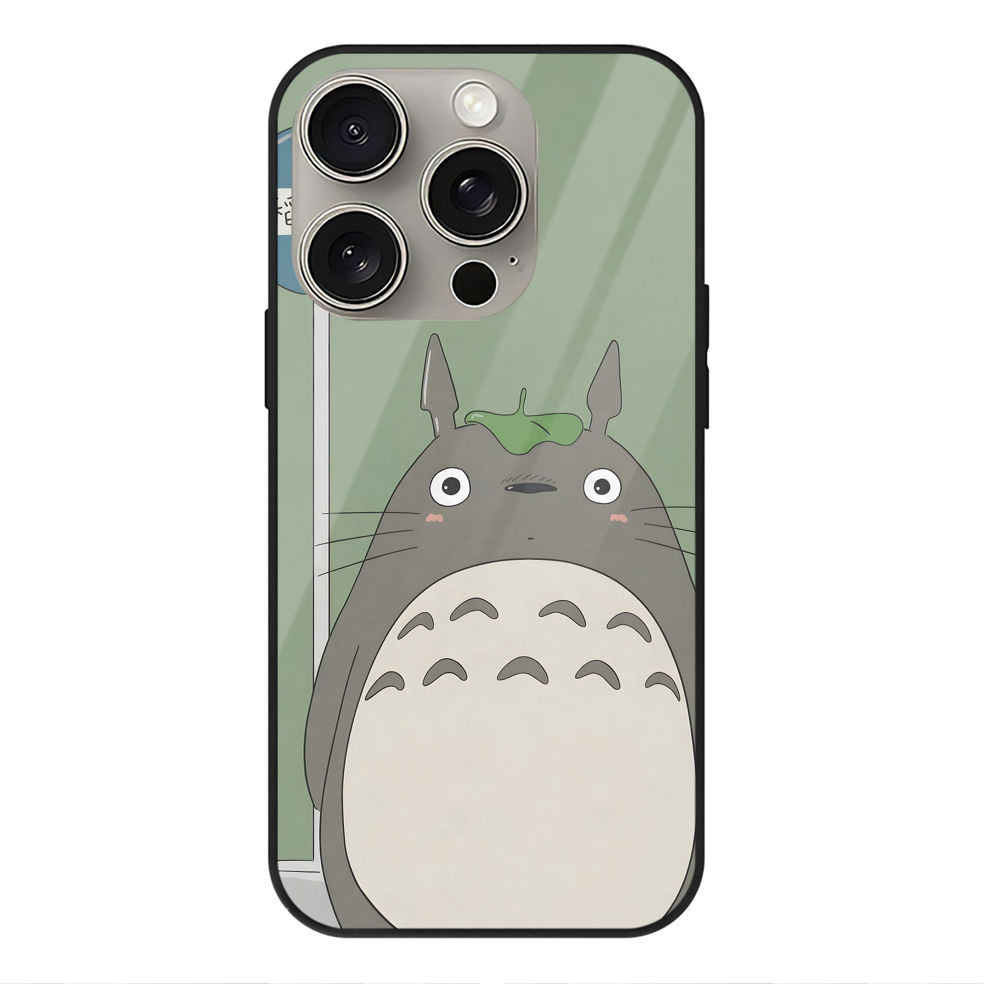 （画像用） となりのトトロ 草壁メイ 草壁サツキ My Neighbor Totoro Satsuki Kusakabe Mei Kusakabe 【iPhone15Pro対応】スマホケース 耐衝撃＆黄変防止 背面ガラス