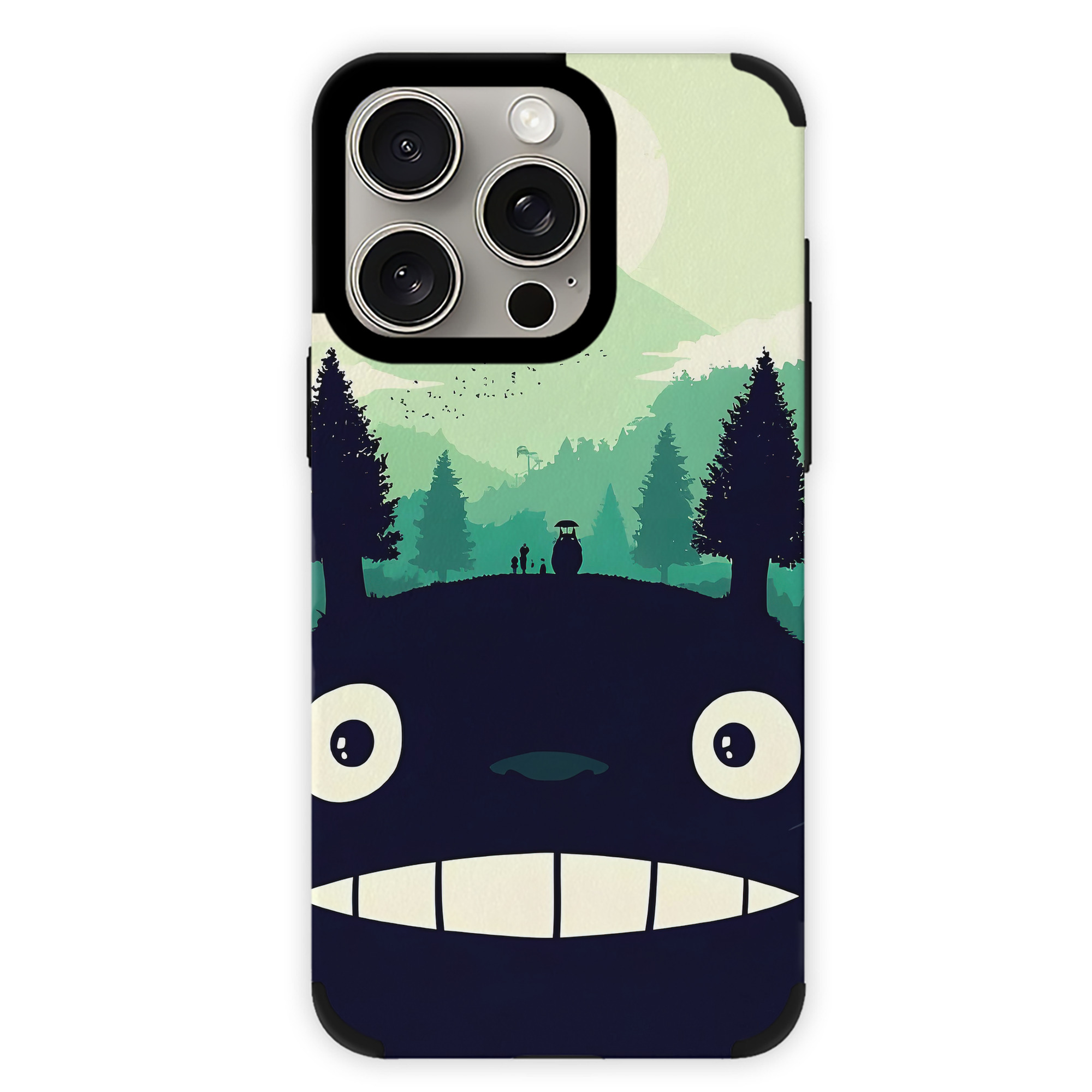 となりのトトロ 草壁メイ 草壁サツキ My Neighbor Totoro Satsuki Kusakabe Mei Kusakabe 【iPhone15ProMax対応】 PUレザー スマホケース 耐衝撃＆黄変防止