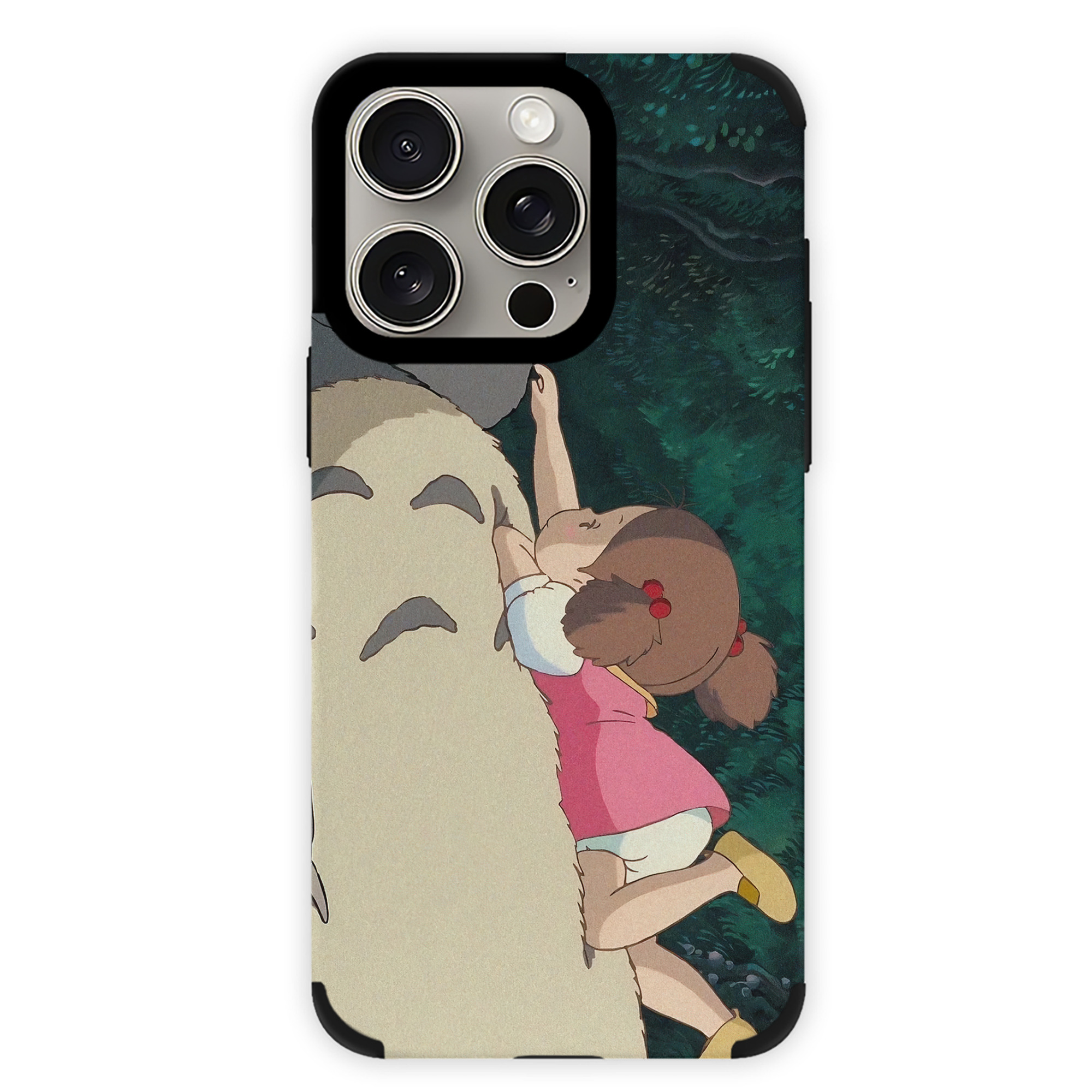 となりのトトロ 草壁メイ 草壁サツキ My Neighbor Totoro Satsuki Kusakabe Mei Kusakabe 【iPhone15ProMax対応】 PUレザー スマホケース 耐衝撃＆黄変防止