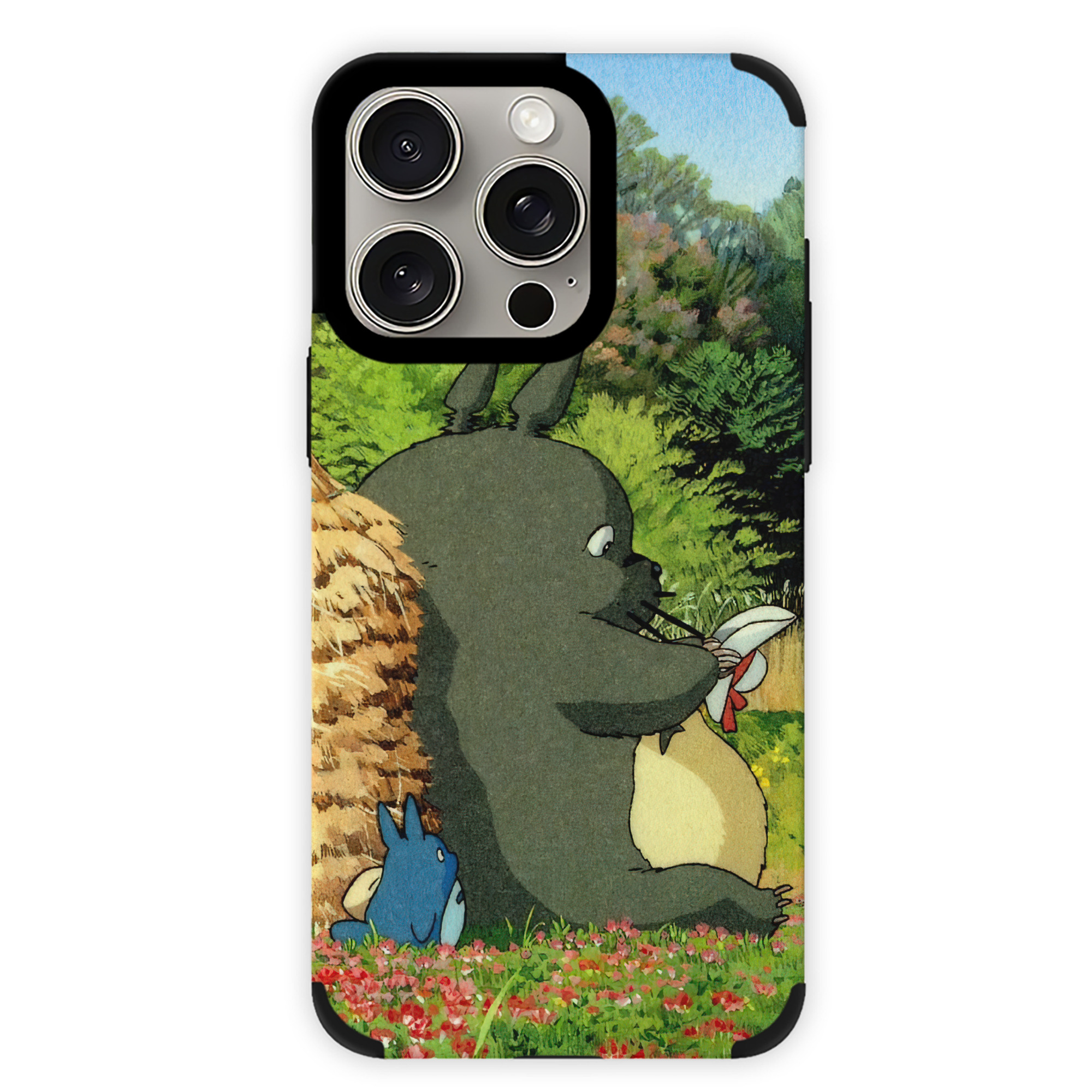 となりのトトロ 草壁メイ 草壁サツキ My Neighbor Totoro Satsuki Kusakabe Mei Kusakabe 【iPhone15ProMax対応】 PUレザー スマホケース 耐衝撃＆黄変防止
