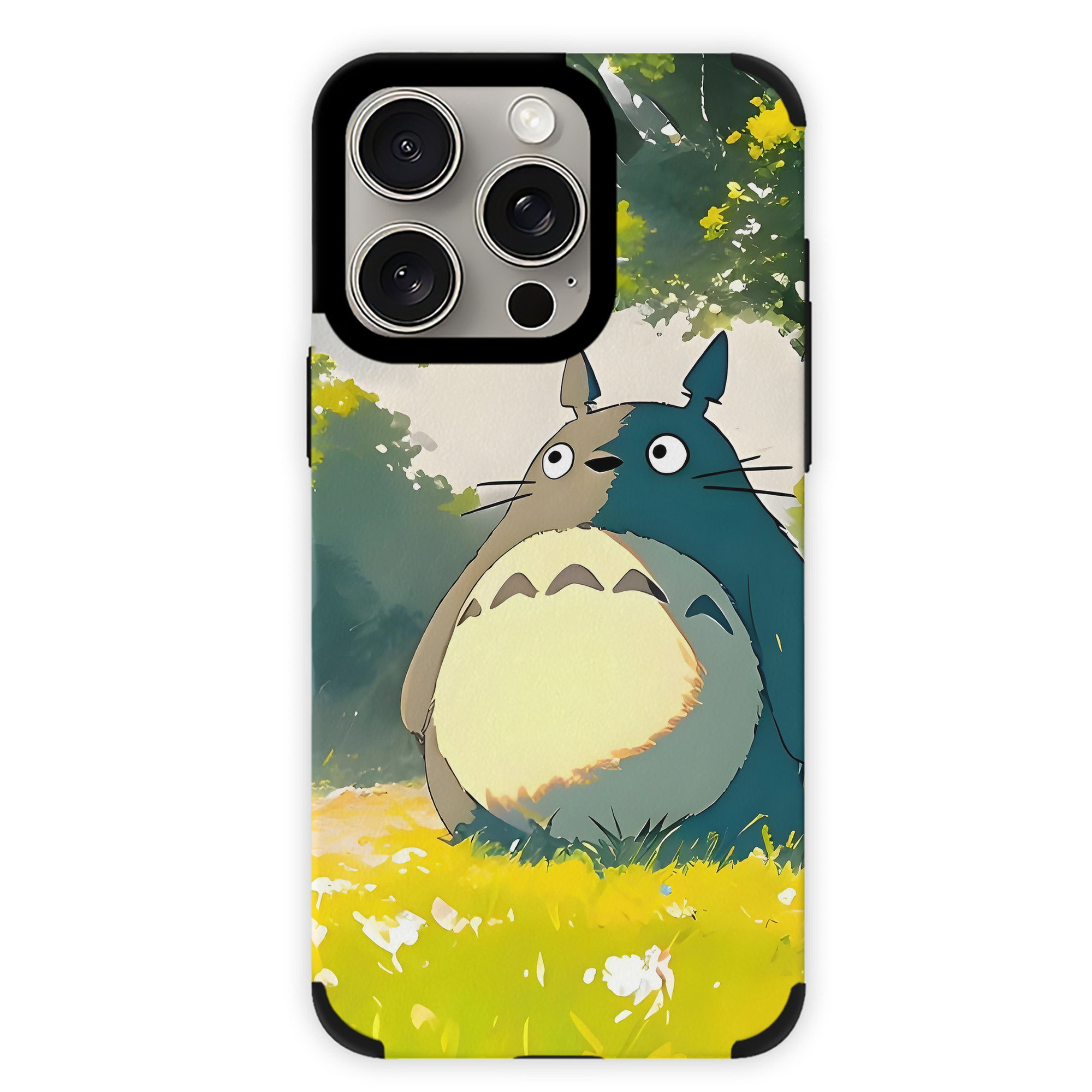 となりのトトロ 草壁メイ 草壁サツキ My Neighbor Totoro Satsuki Kusakabe Mei Kusakabe 【iPhone15ProMax対応】 PUレザー スマホケース 耐衝撃＆黄変防止