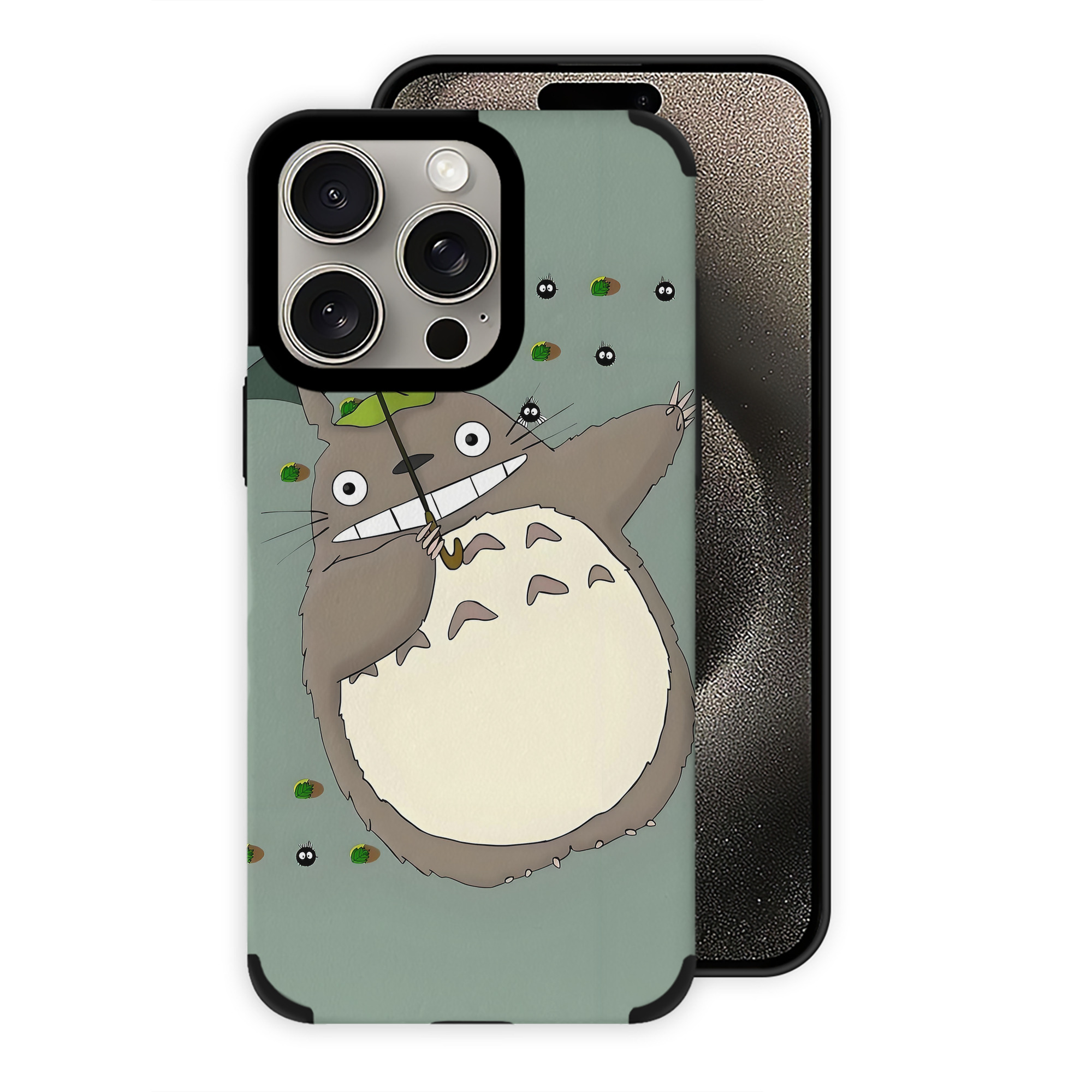 （画像用） となりのトトロ 草壁メイ 草壁サツキ My Neighbor Totoro Satsuki Kusakabe Mei Kusakabe 【iPhone15ProMax対応】 PUレザー スマホケース 耐衝撃＆黄変防止