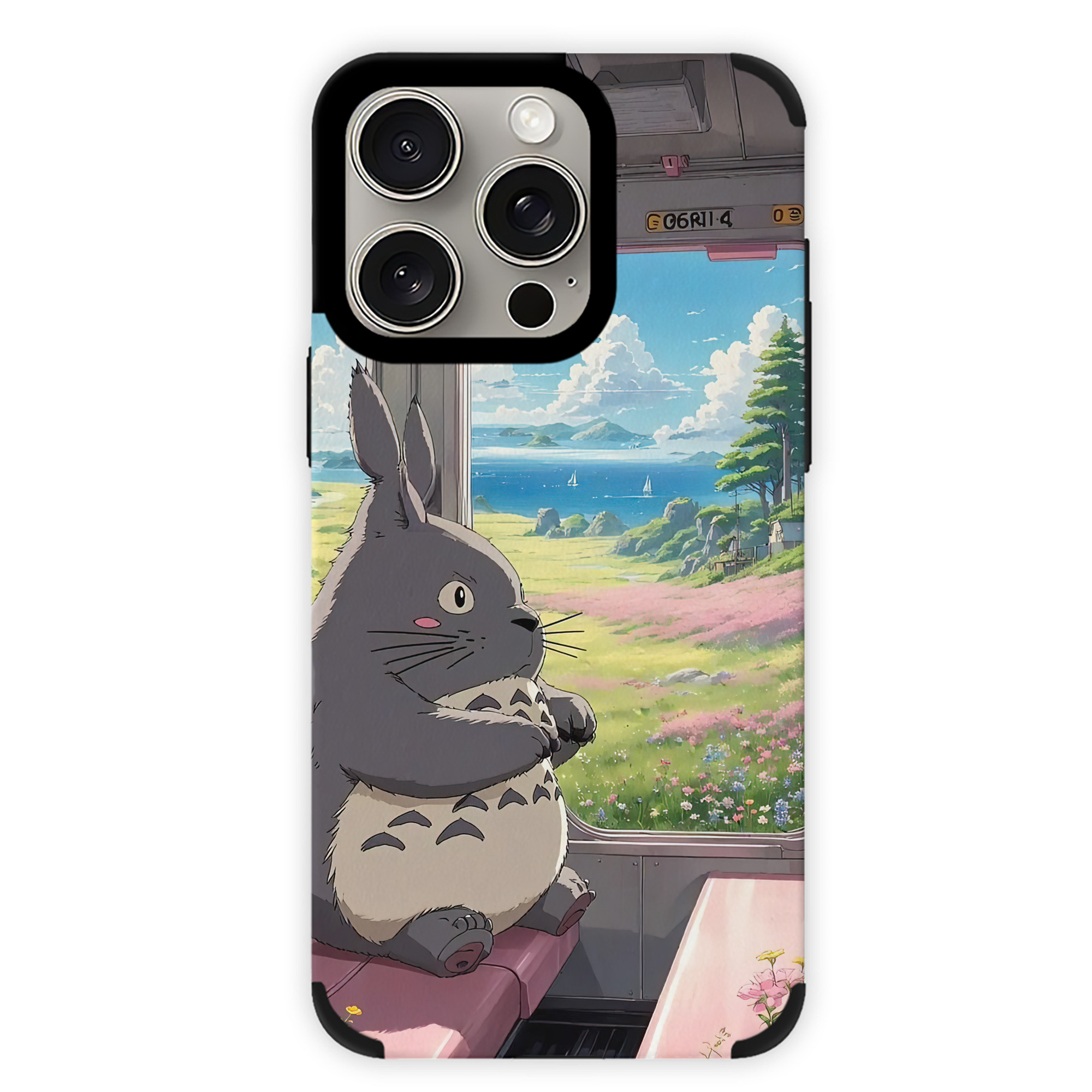 となりのトトロ 草壁メイ 草壁サツキ My Neighbor Totoro Satsuki Kusakabe Mei Kusakabe 【iPhone15ProMax対応】 PUレザー スマホケース 耐衝撃＆黄変防止