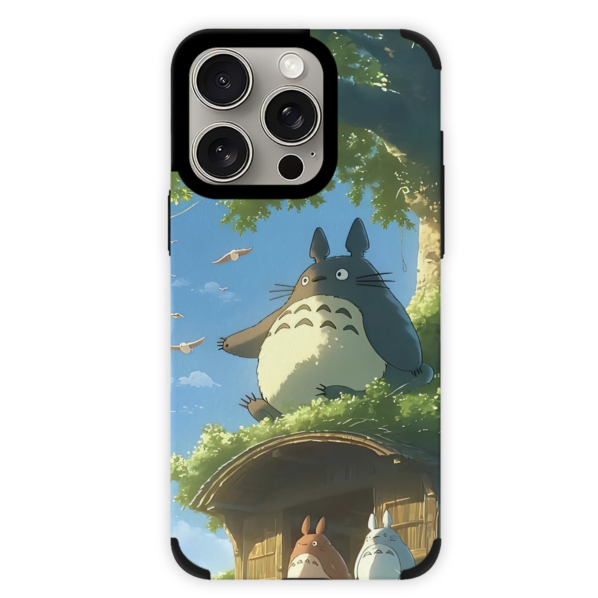 となりのトトロ 草壁メイ 草壁サツキ My Neighbor Totoro Satsuki Kusakabe Mei Kusakabe 【iPhone15ProMax対応】 PUレザー スマホケース 耐衝撃＆黄変防止