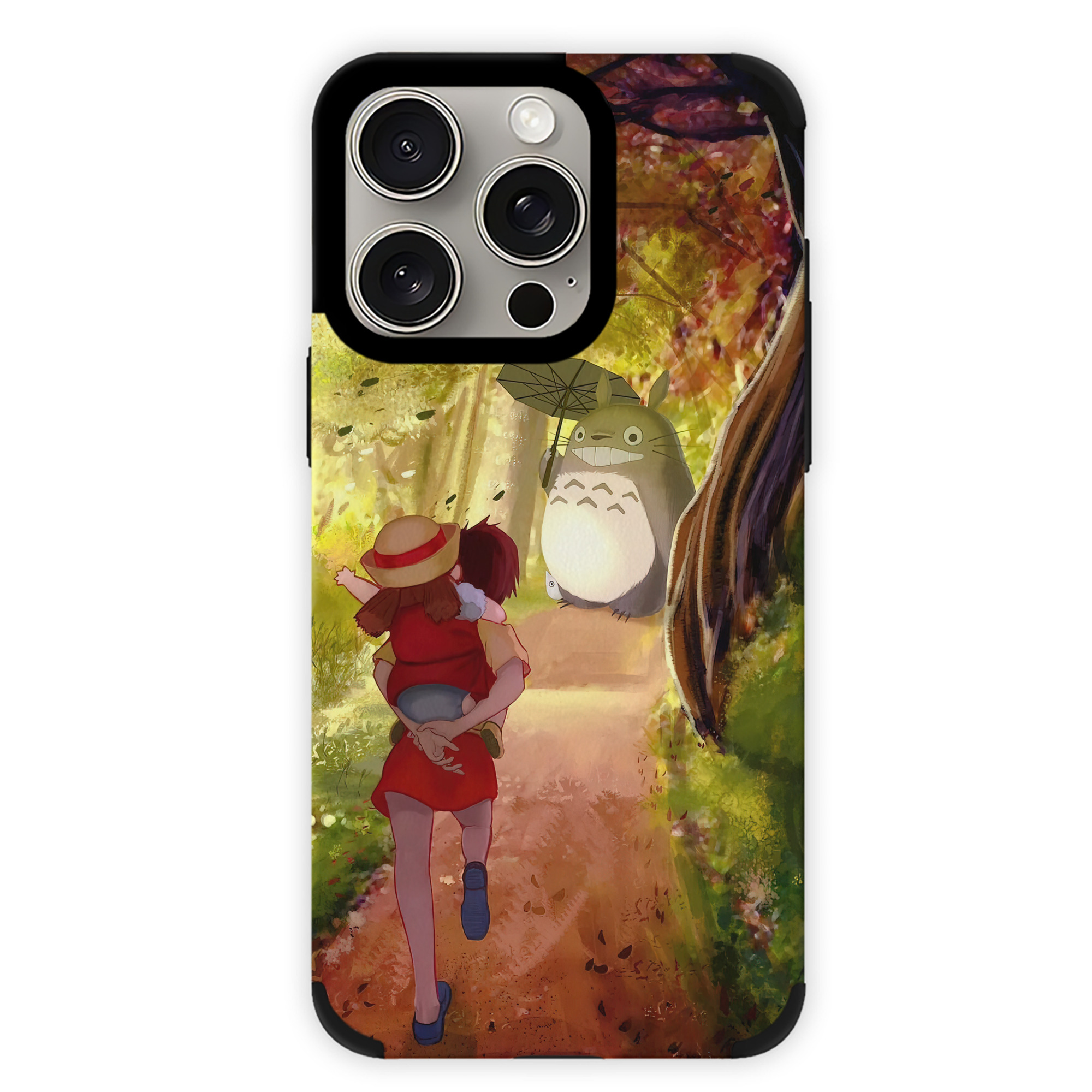 となりのトトロ 草壁メイ 草壁サツキ My Neighbor Totoro Satsuki Kusakabe Mei Kusakabe 【iPhone15ProMax対応】 PUレザー スマホケース 耐衝撃＆黄変防止