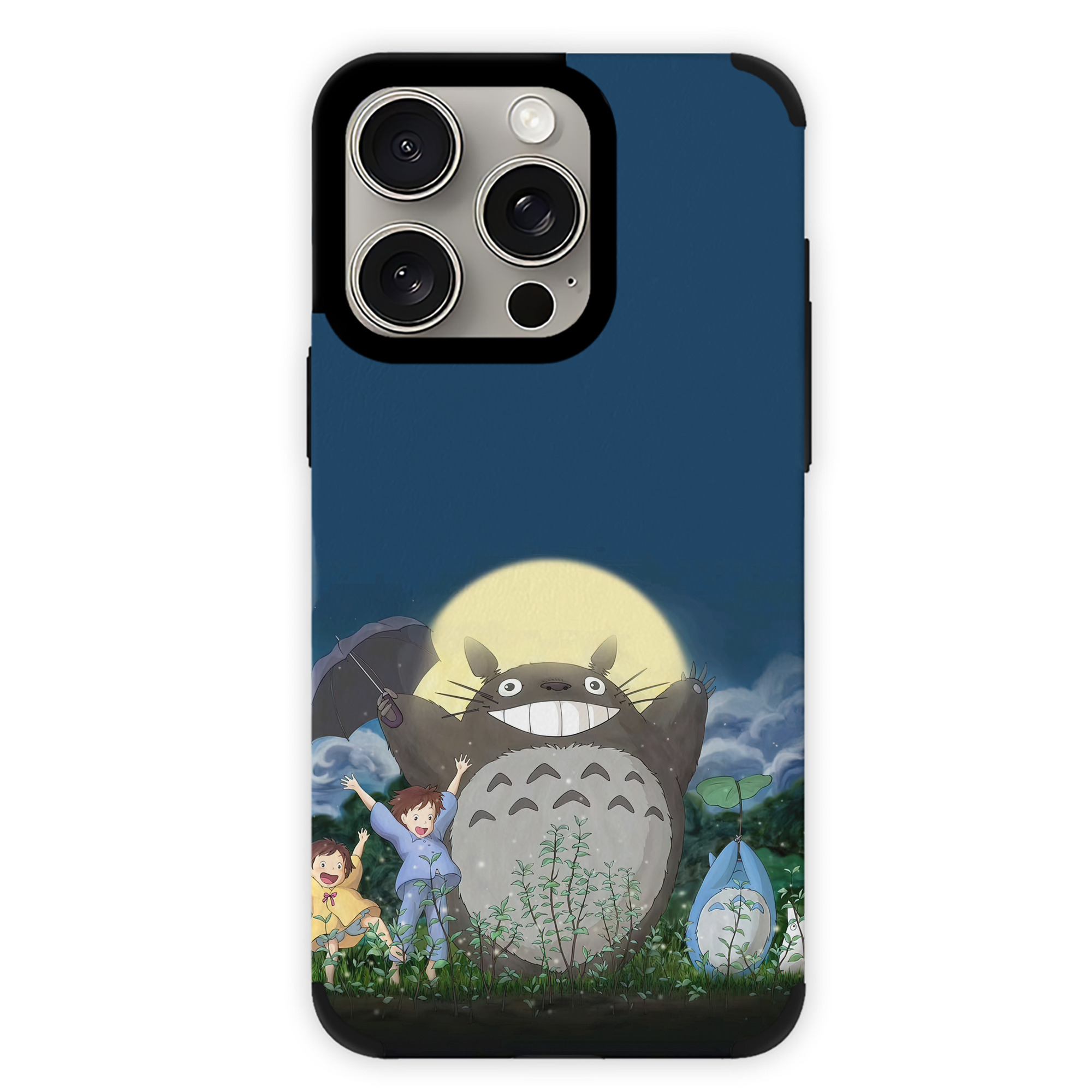 となりのトトロ 草壁メイ 草壁サツキ My Neighbor Totoro Satsuki Kusakabe Mei Kusakabe 【iPhone15ProMax対応】 PUレザー スマホケース 耐衝撃＆黄変防止