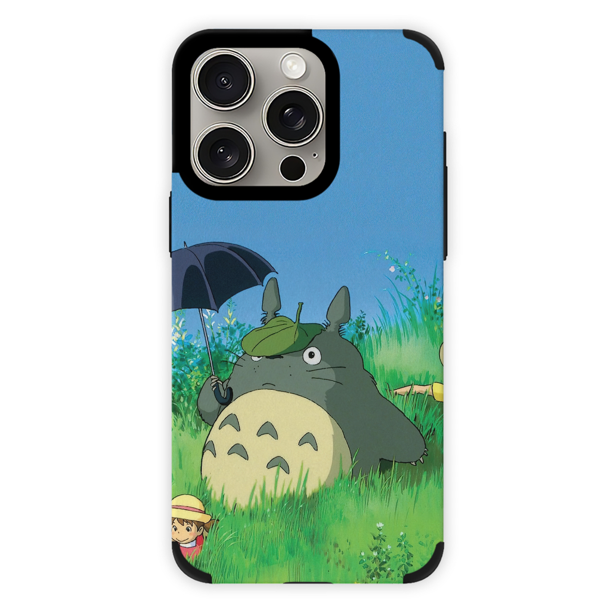 （画像用） となりのトトロ 草壁メイ 草壁サツキ My Neighbor Totoro Satsuki Kusakabe Mei Kusakabe 【iPhone15ProMax対応】 PUレザー スマホケース 耐衝撃＆黄変防止