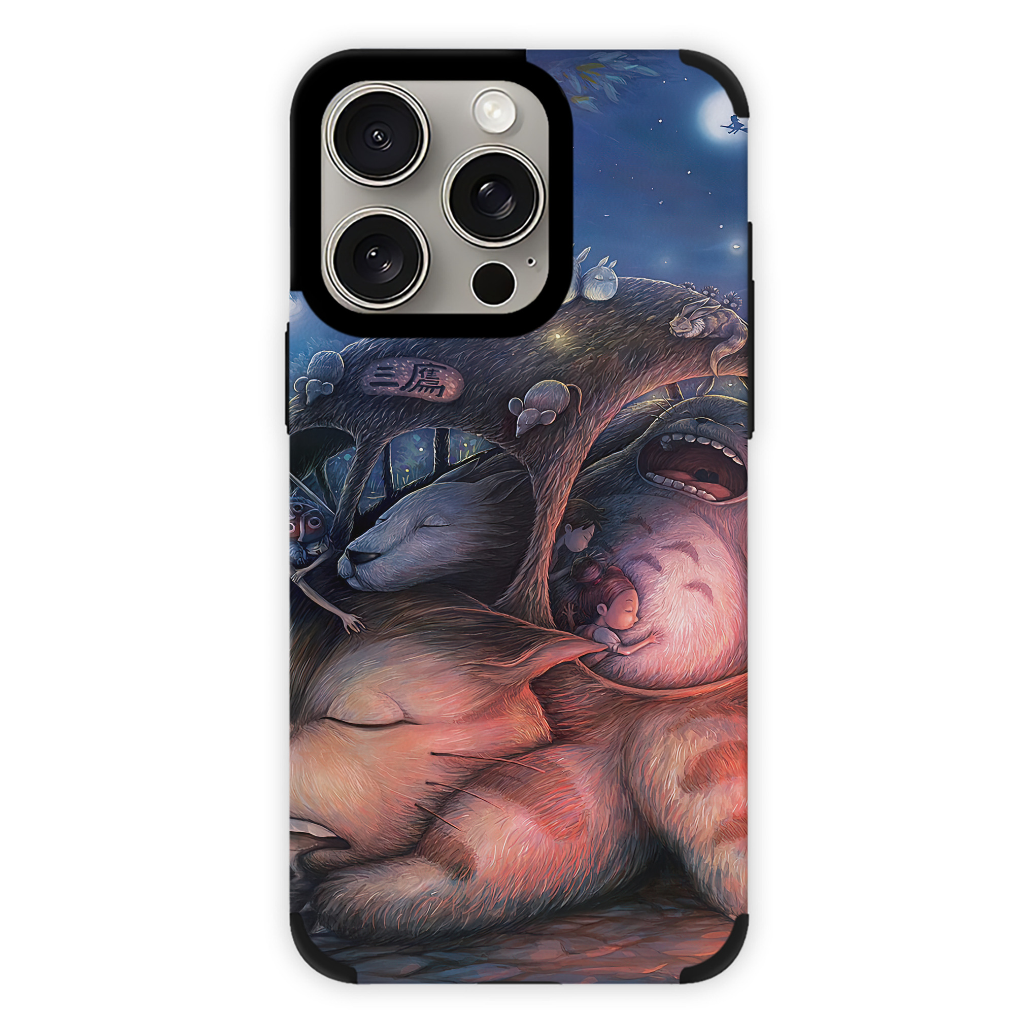 となりのトトロ 草壁メイ 草壁サツキ My Neighbor Totoro Satsuki Kusakabe Mei Kusakabe 【iPhone15ProMax対応】 PUレザー スマホケース 耐衝撃＆黄変防止