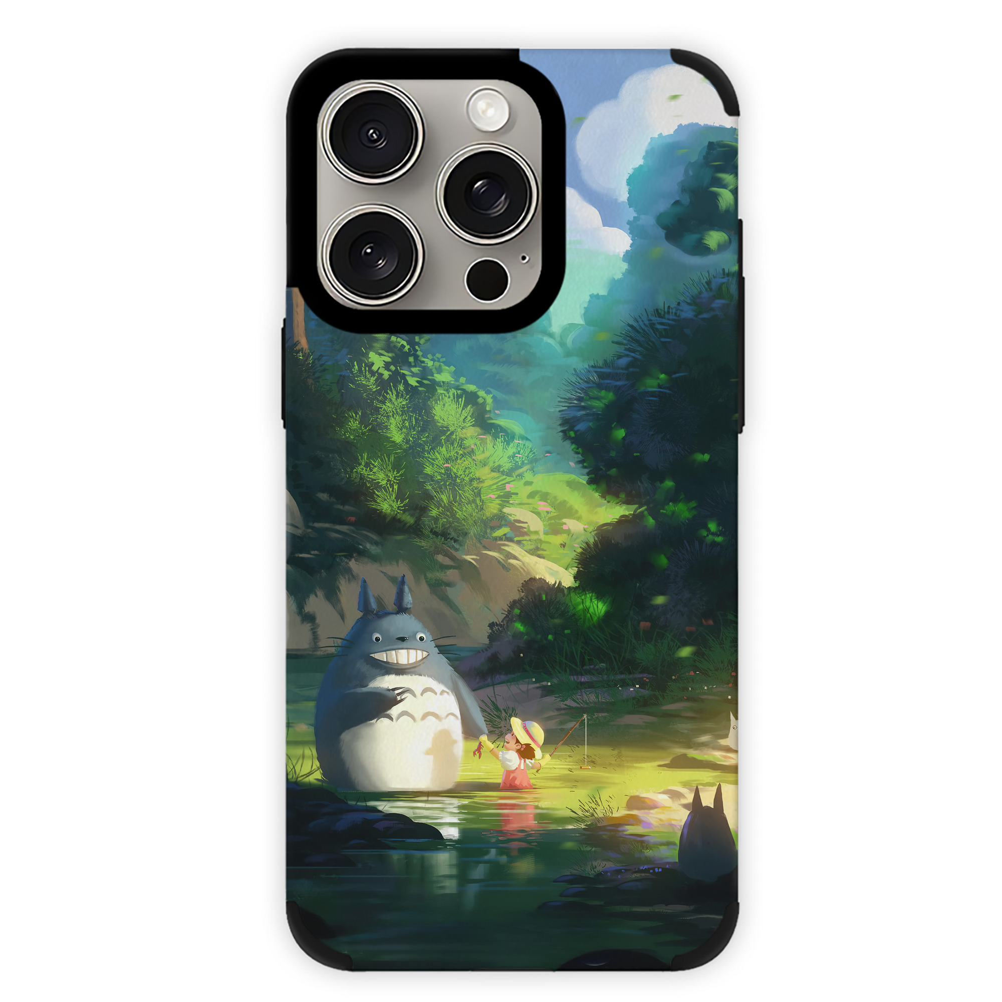 となりのトトロ 草壁メイ 草壁サツキ My Neighbor Totoro Satsuki Kusakabe Mei Kusakabe 【iPhone15ProMax対応】 PUレザー スマホケース 耐衝撃＆黄変防止