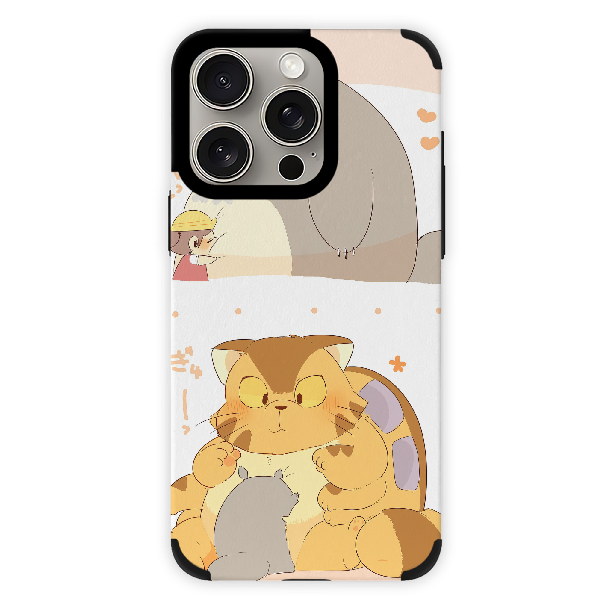 となりのトトロ 草壁メイ 草壁サツキ My Neighbor Totoro Satsuki Kusakabe Mei Kusakabe 【iPhone15ProMax対応】 PUレザー スマホケース 耐衝撃＆黄変防止