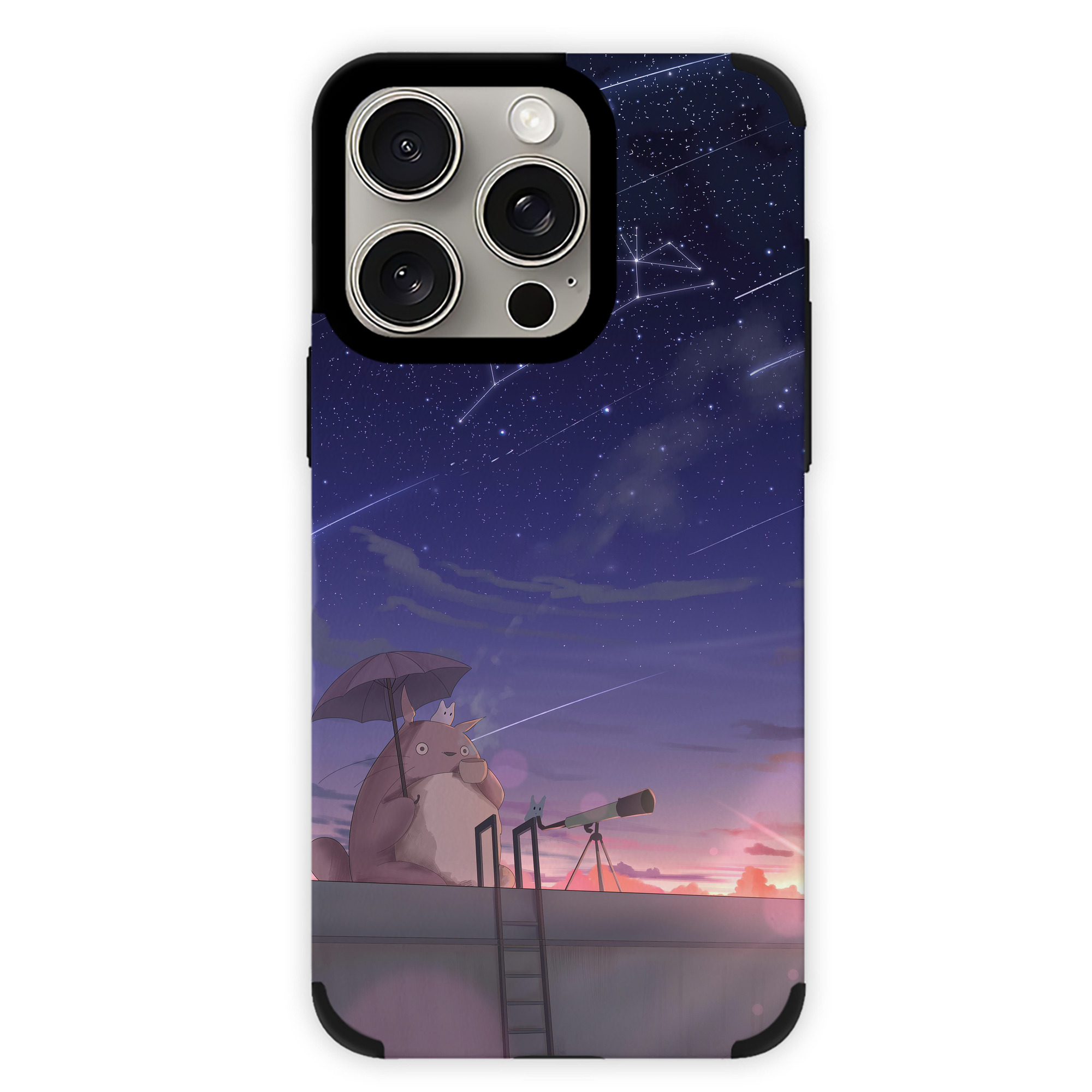 （画像用） となりのトトロ 草壁メイ 草壁サツキ My Neighbor Totoro Satsuki Kusakabe Mei Kusakabe 【iPhone15ProMax対応】 PUレザー スマホケース 耐衝撃＆黄変防止